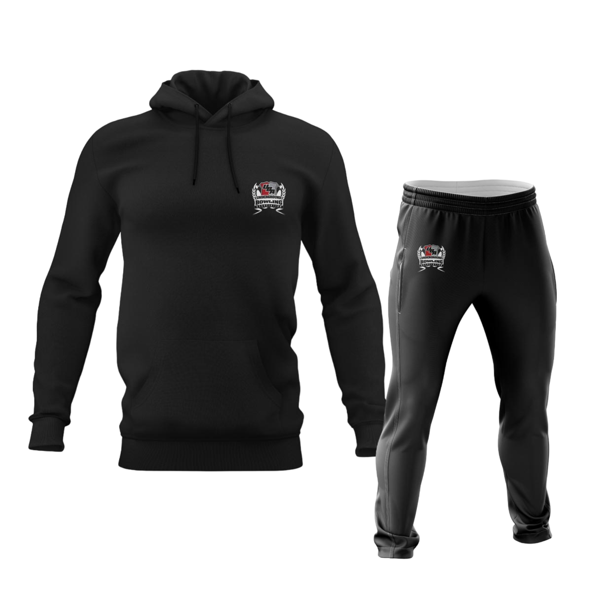 UBA Sweatsuit Black (Hoodie with Sweatpant)