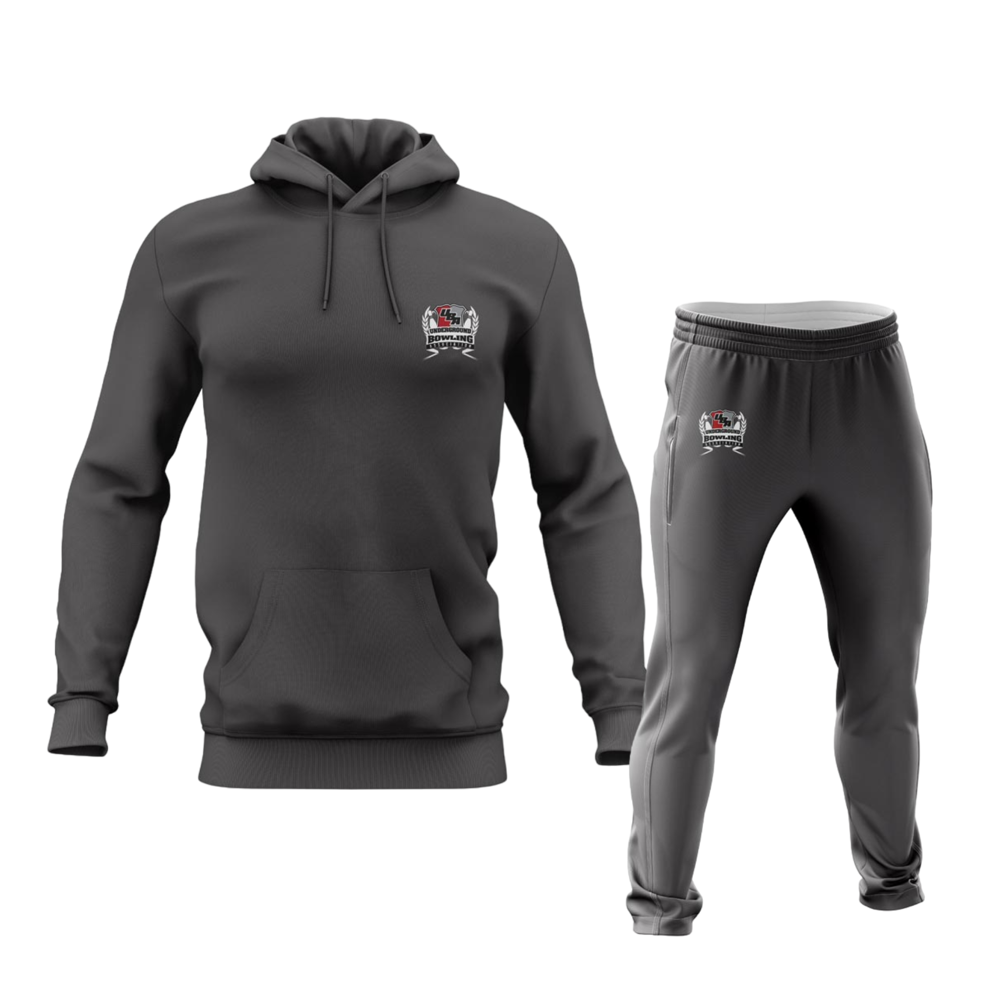 UBA Sweatsuit Charcoal (Hoodie with Sweatpant)