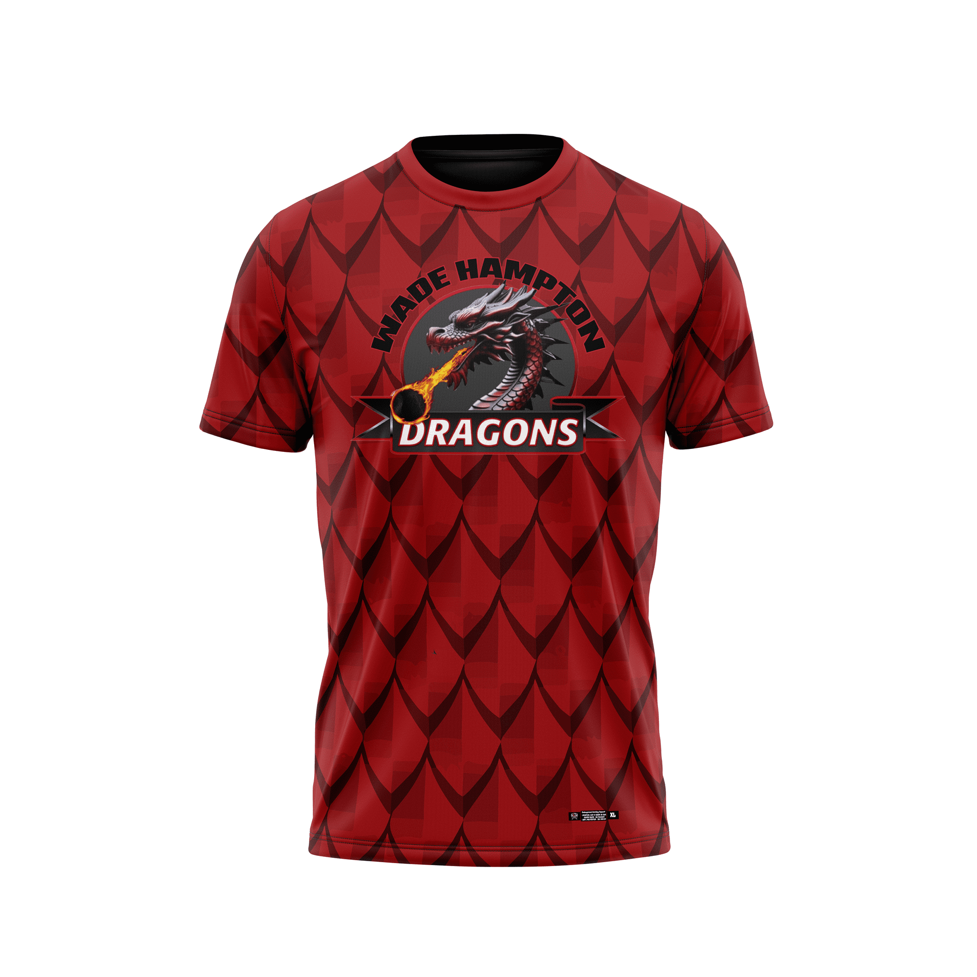 Wade Hampton Dragons Red Jersey