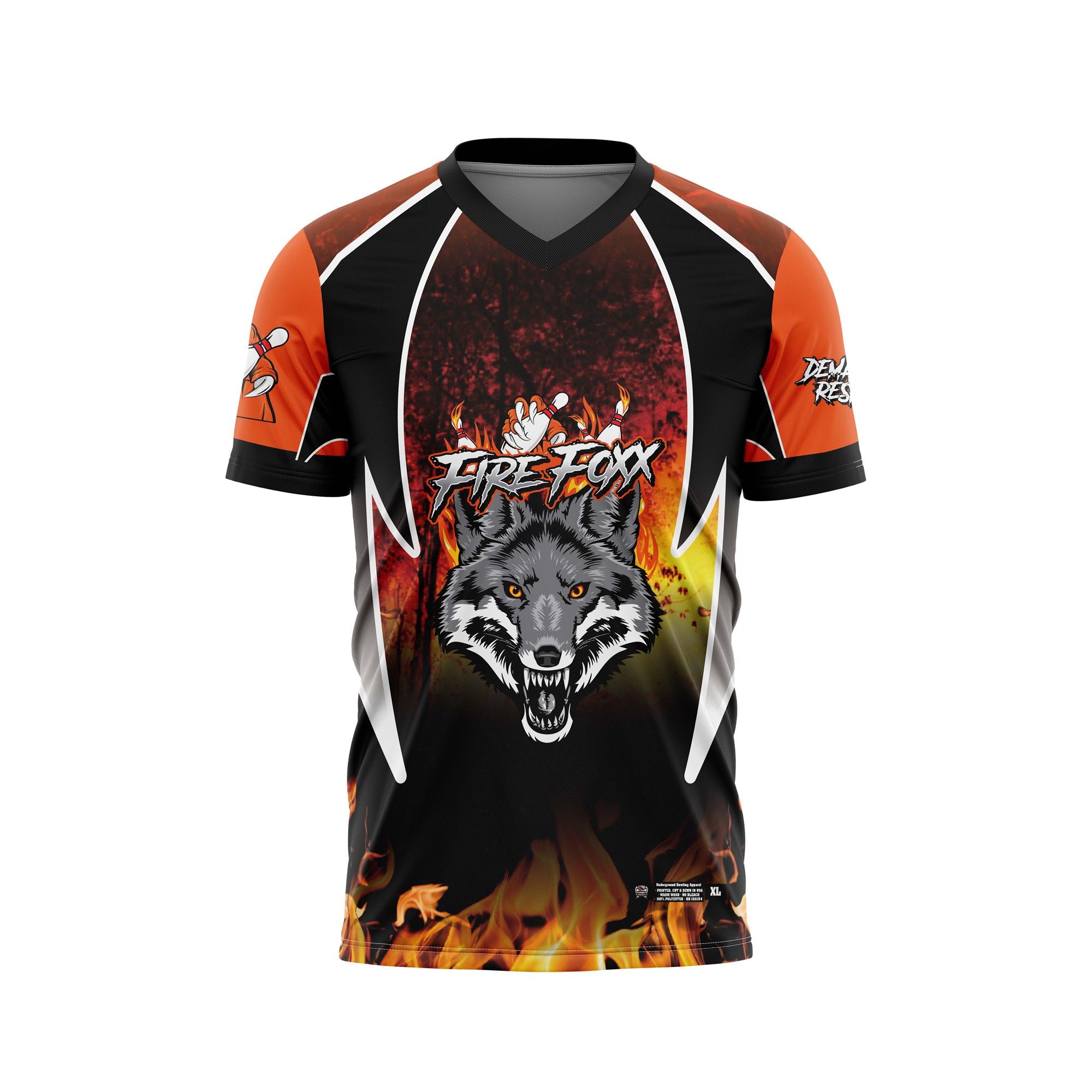 Fire Foxx Orange Fire Jersey