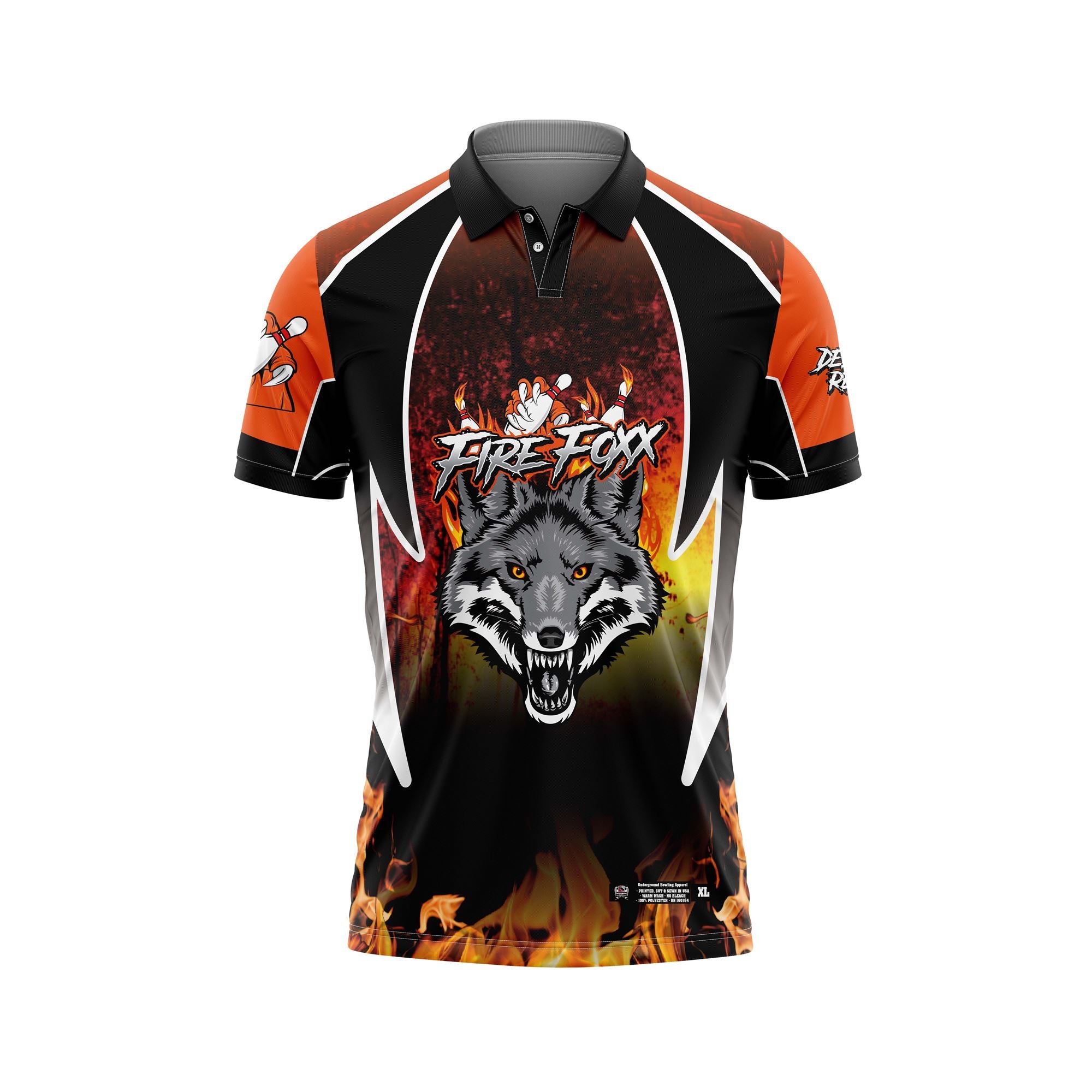 Fire Foxx Orange Fire Jersey