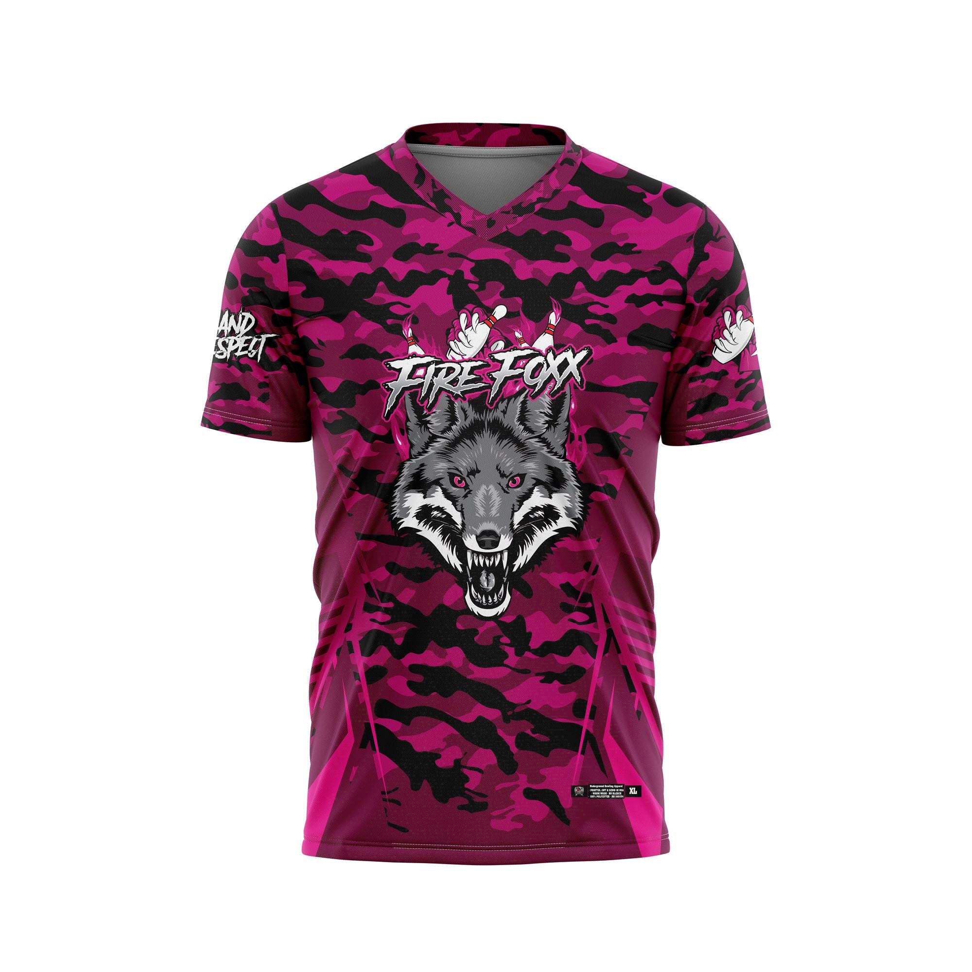 Fire Foxx Pink Camo Jersey