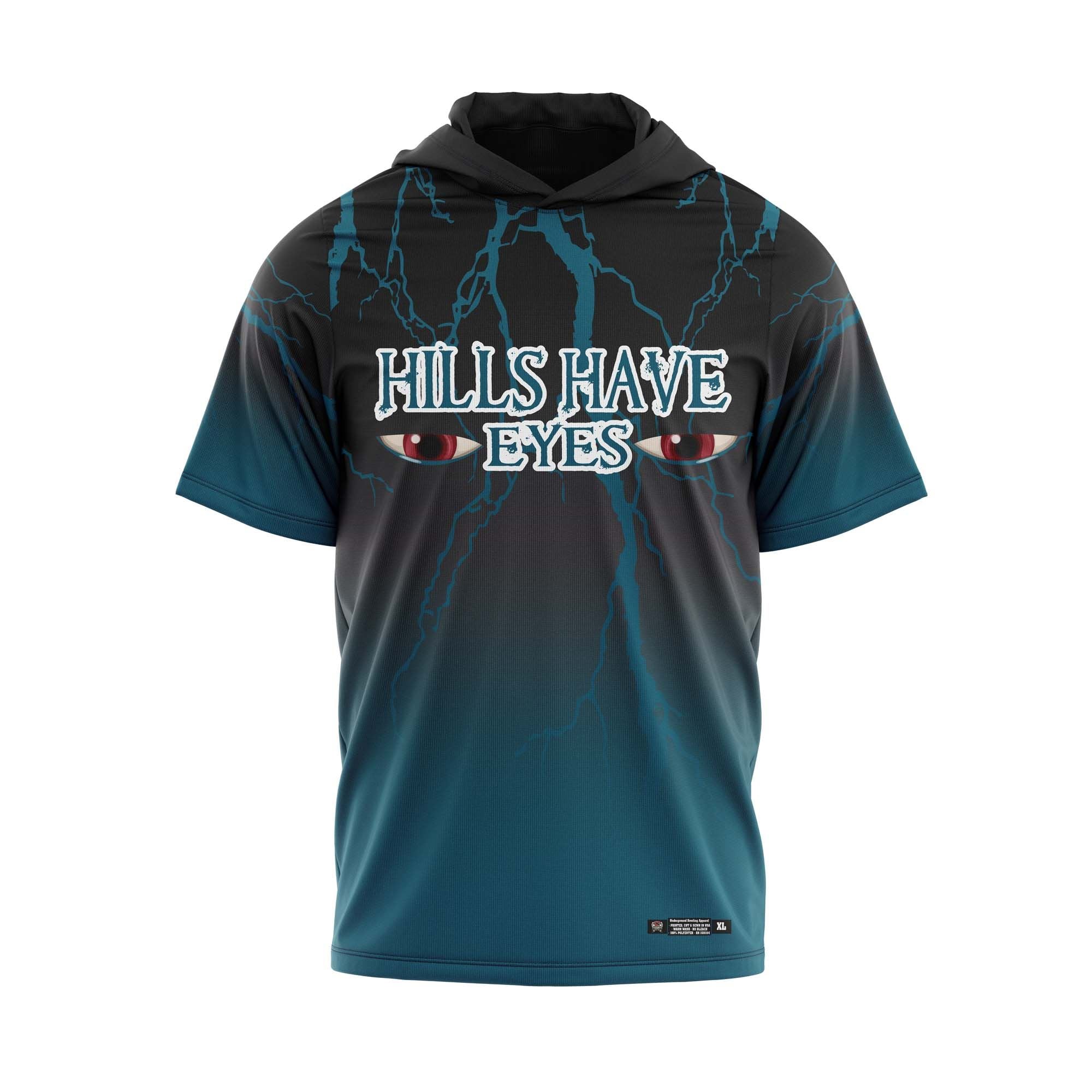 Hills Have Eyes Black-Teal Jersey