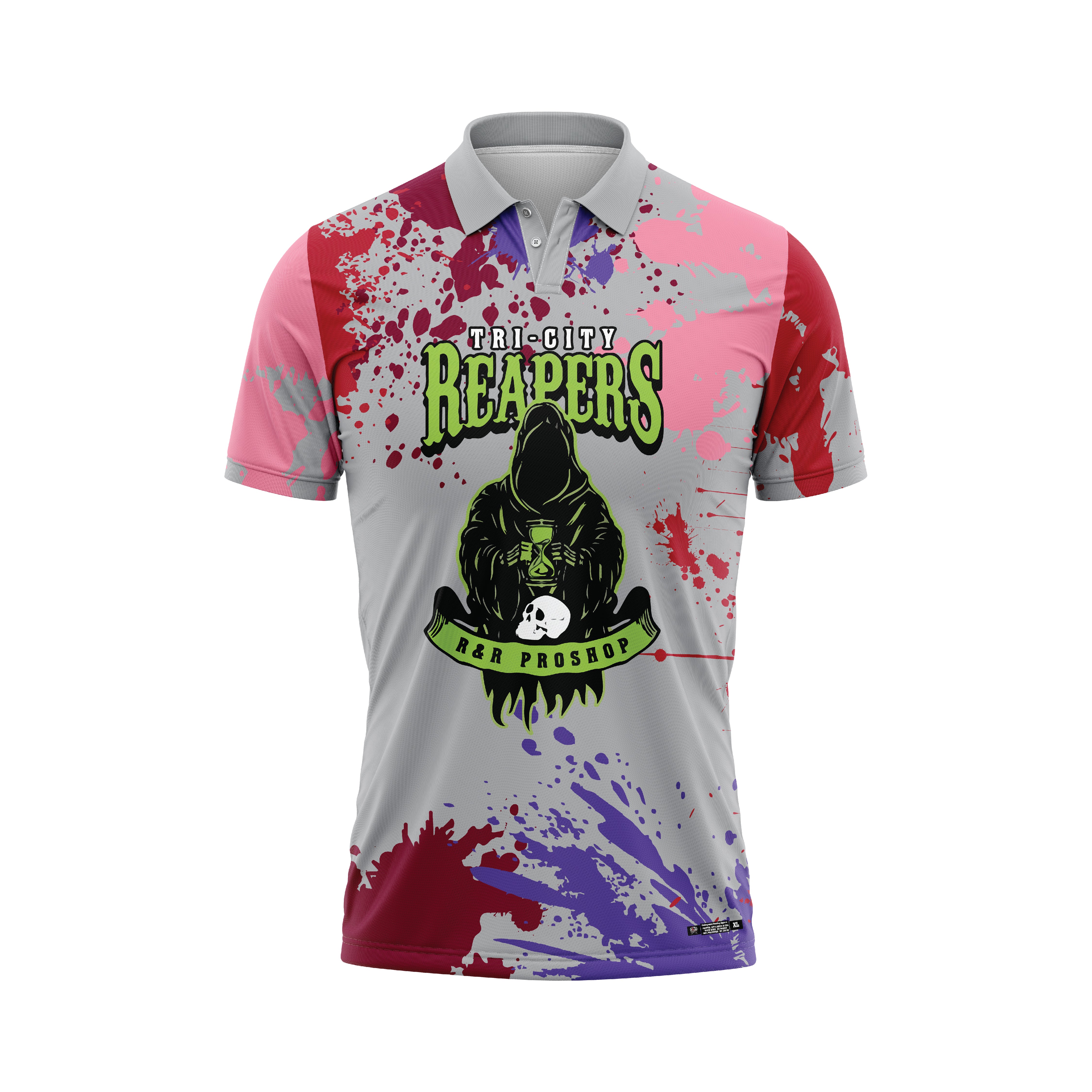 TRI CITY REAPERS Splatter Alt Jersey