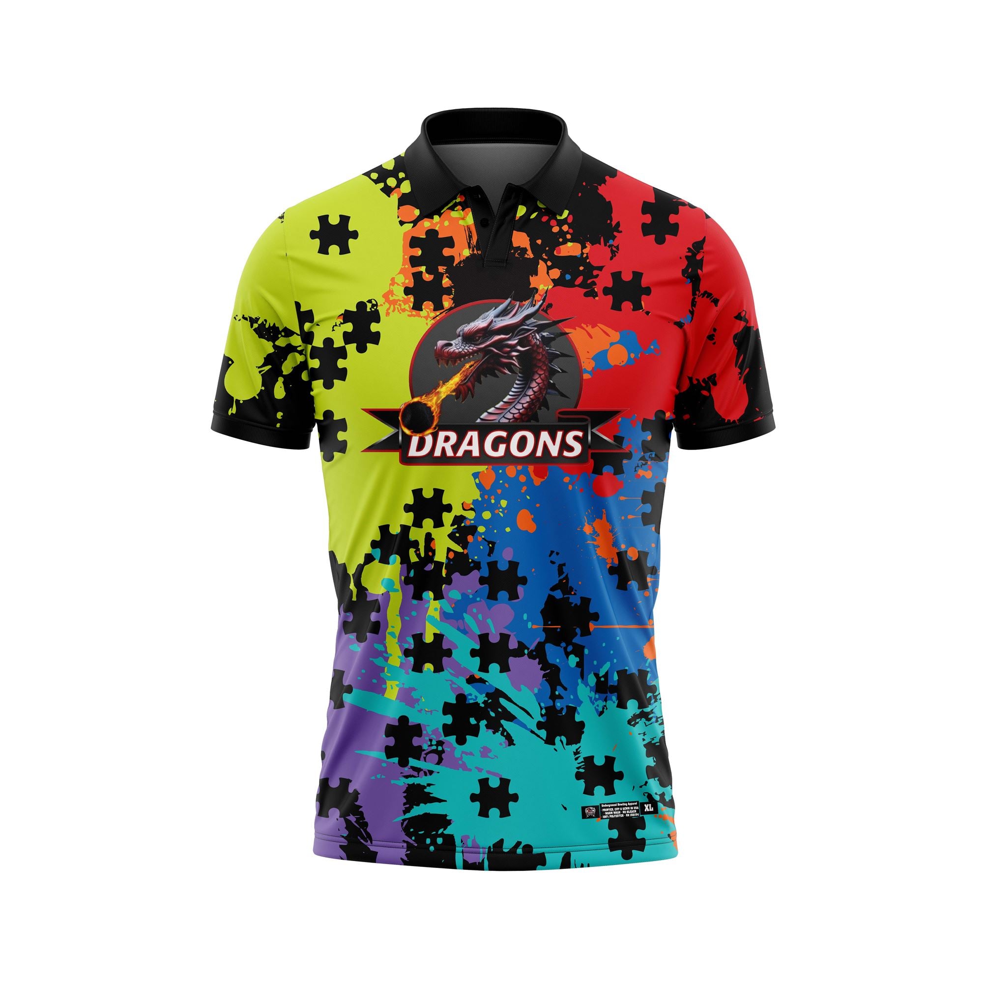 Wade Hampton Dragons Autism Jersey