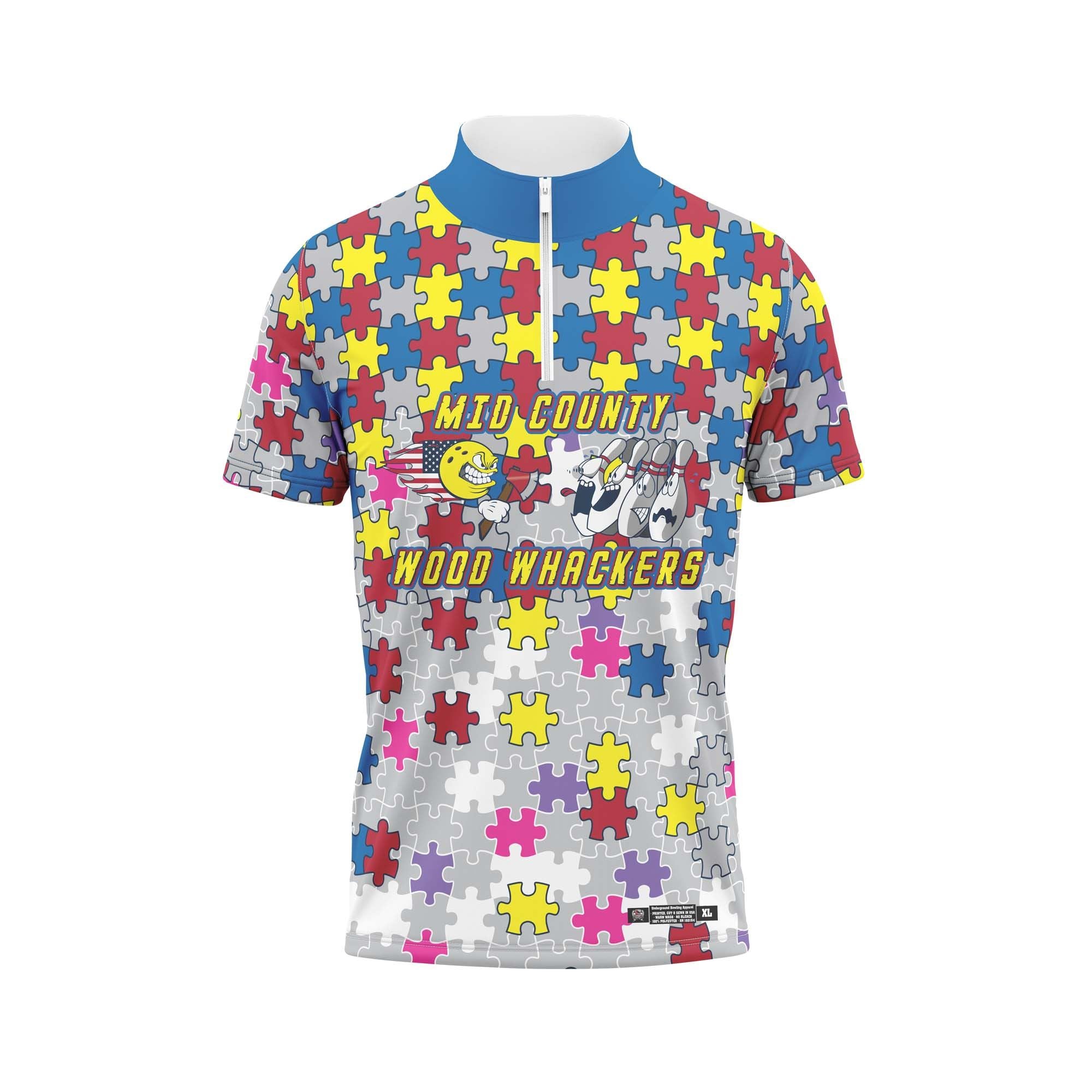 Mid County Wood Whackers Autism Jersey