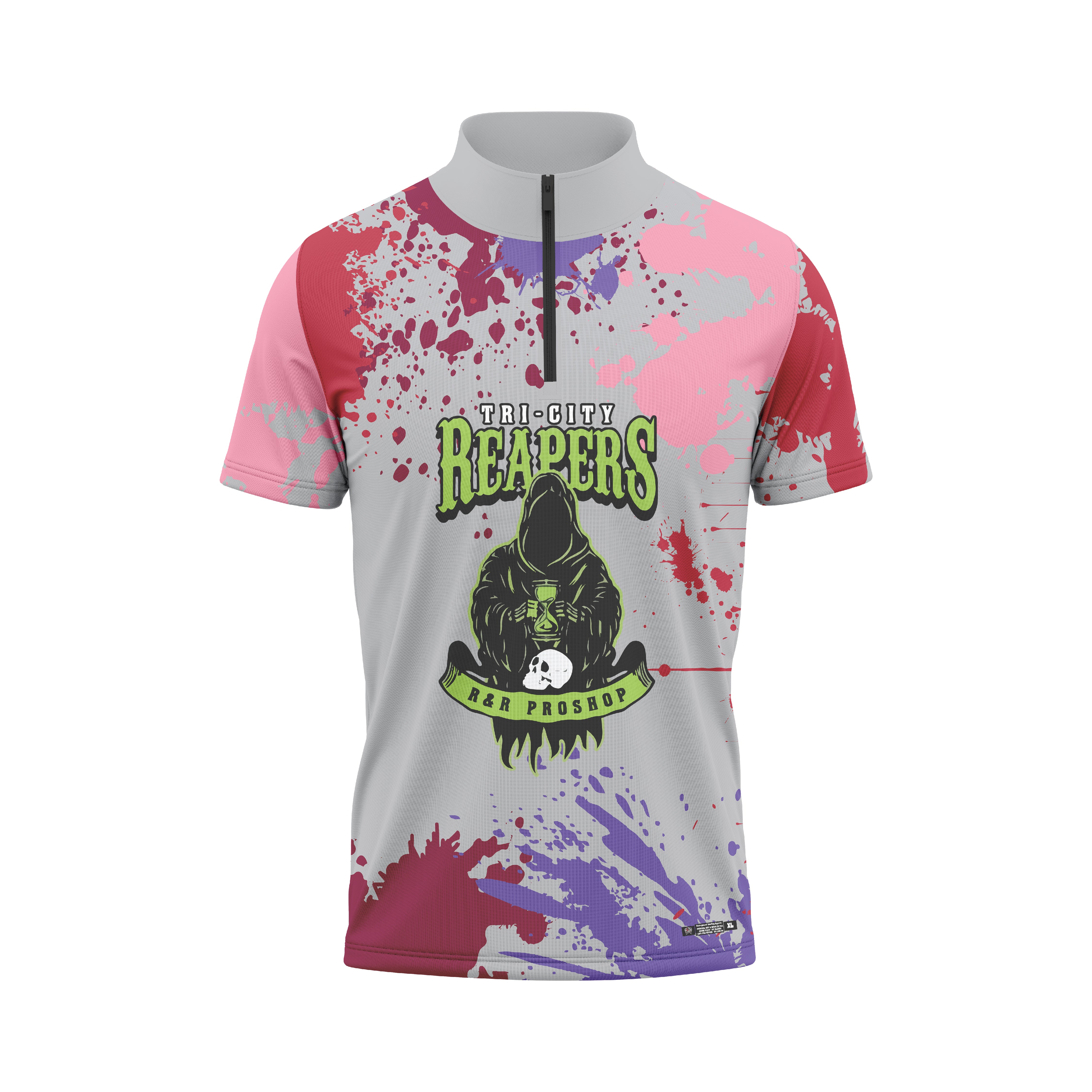 TRI CITY REAPERS Splatter Alt Jersey