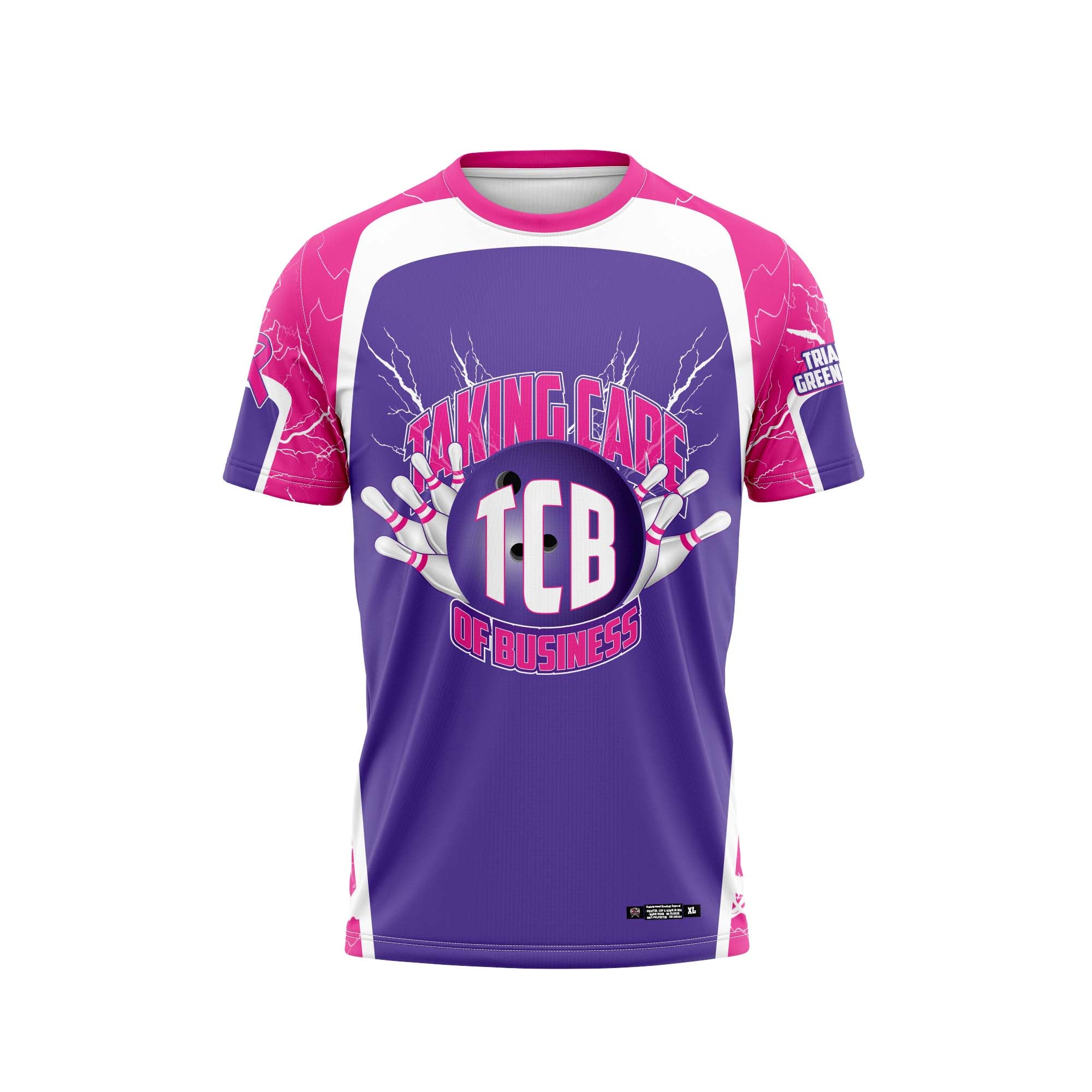 Taking Care Of Business Breast Cancer Purple Jersey