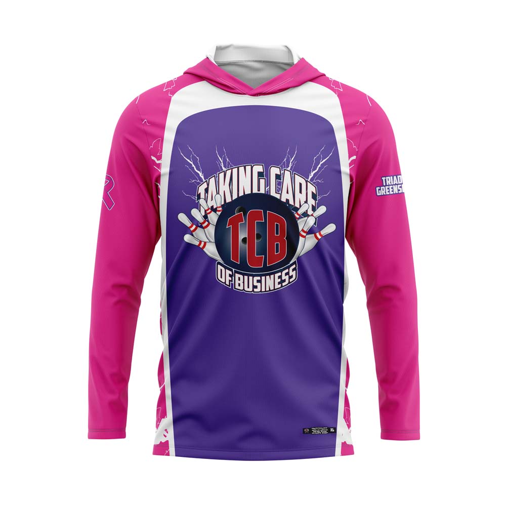 Taking Care Of Business Breast Cancer Purple Jersey