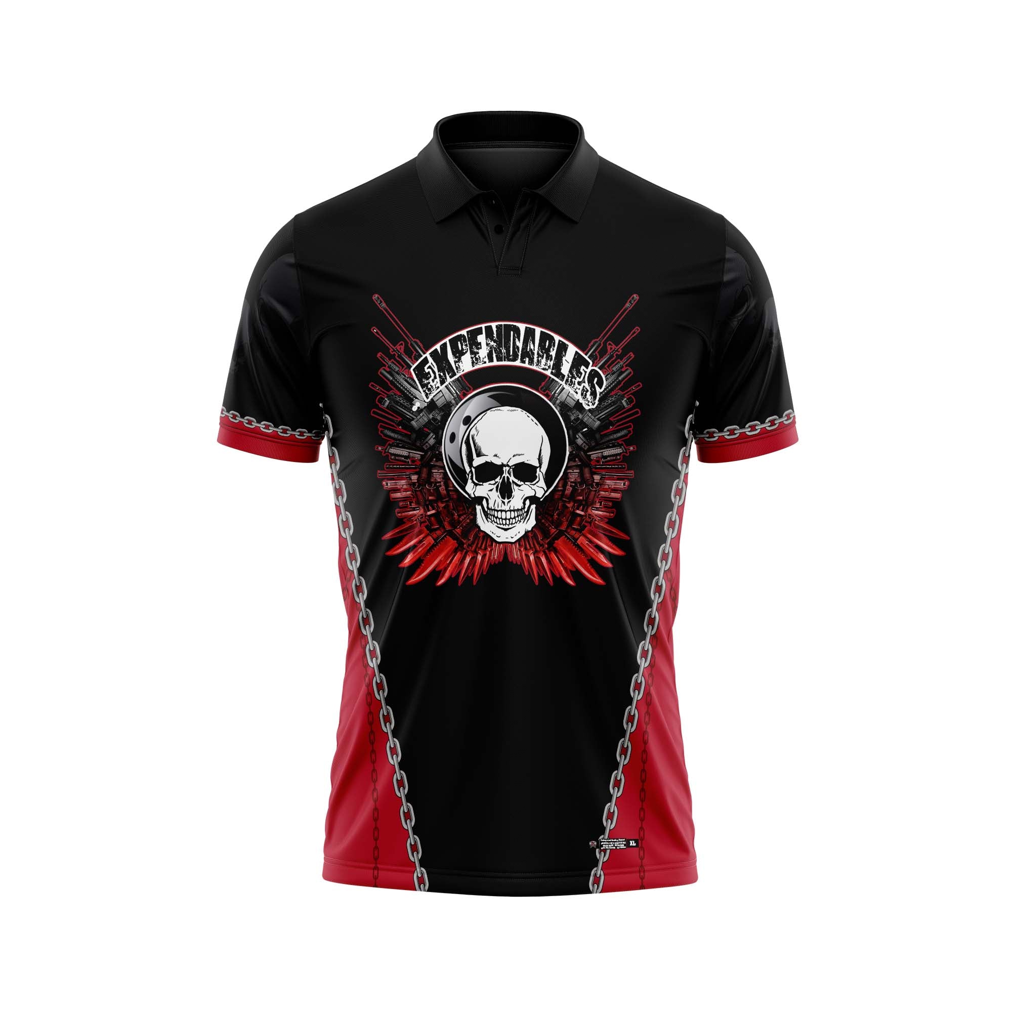 The Expendables Red & Black Jersey