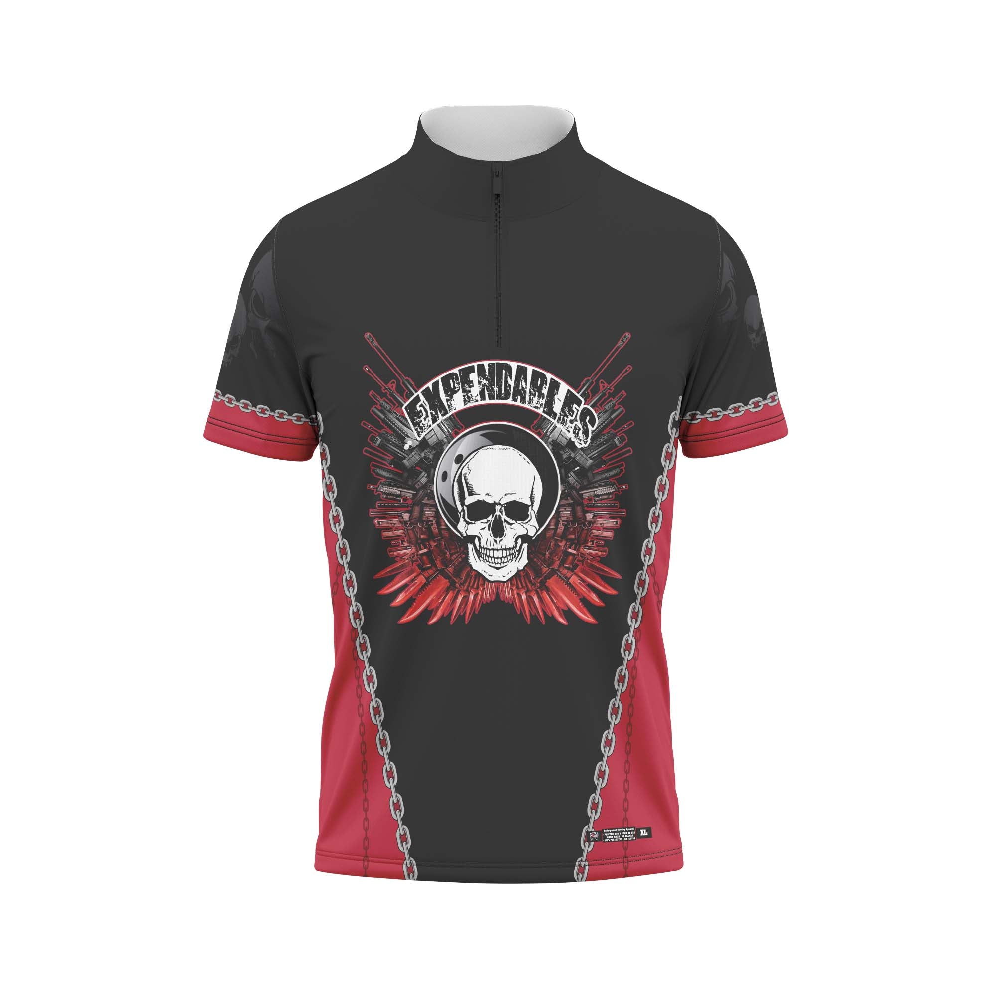 The Expendables Red & Black Jersey