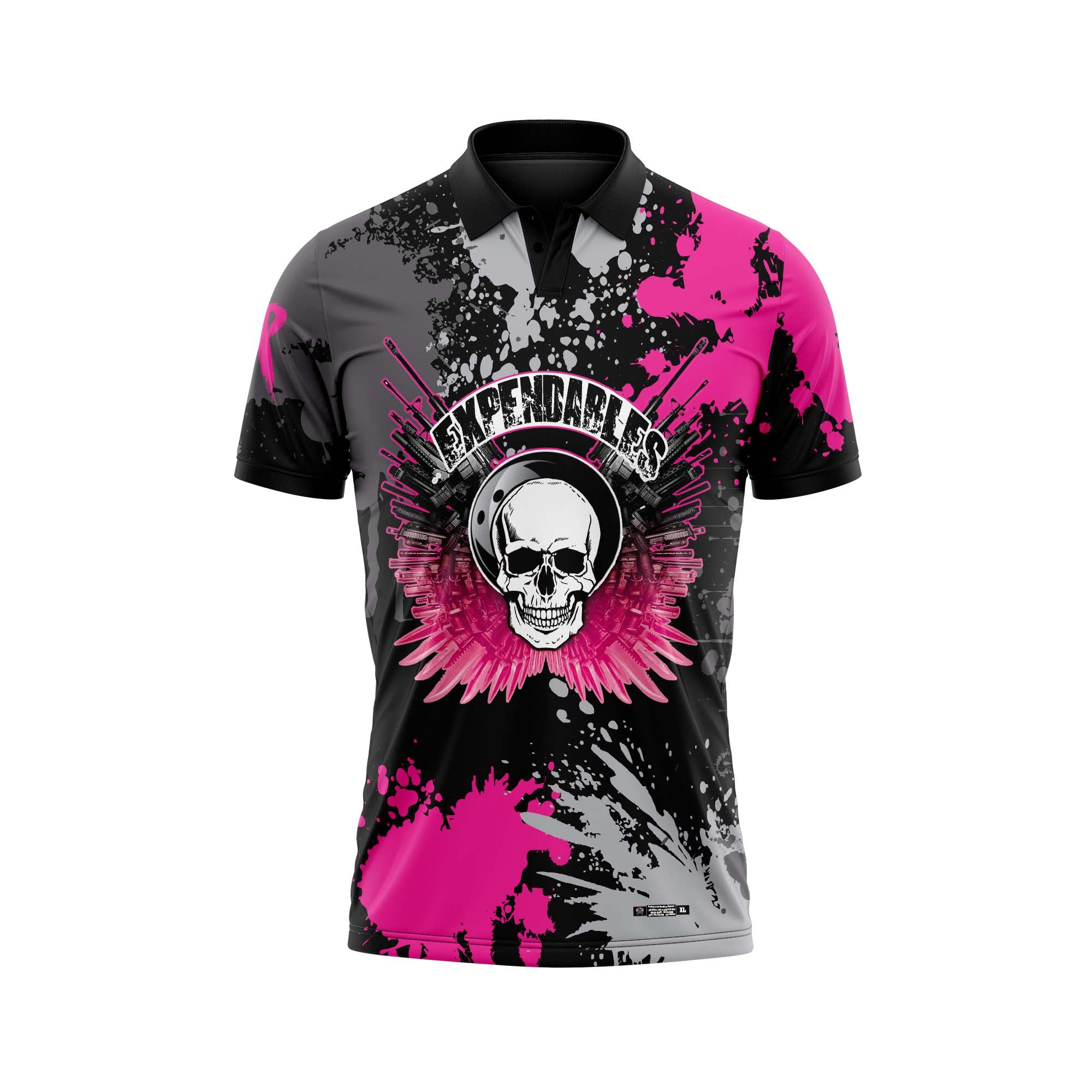 The Expendables Splatter Breast Cancer Jersey