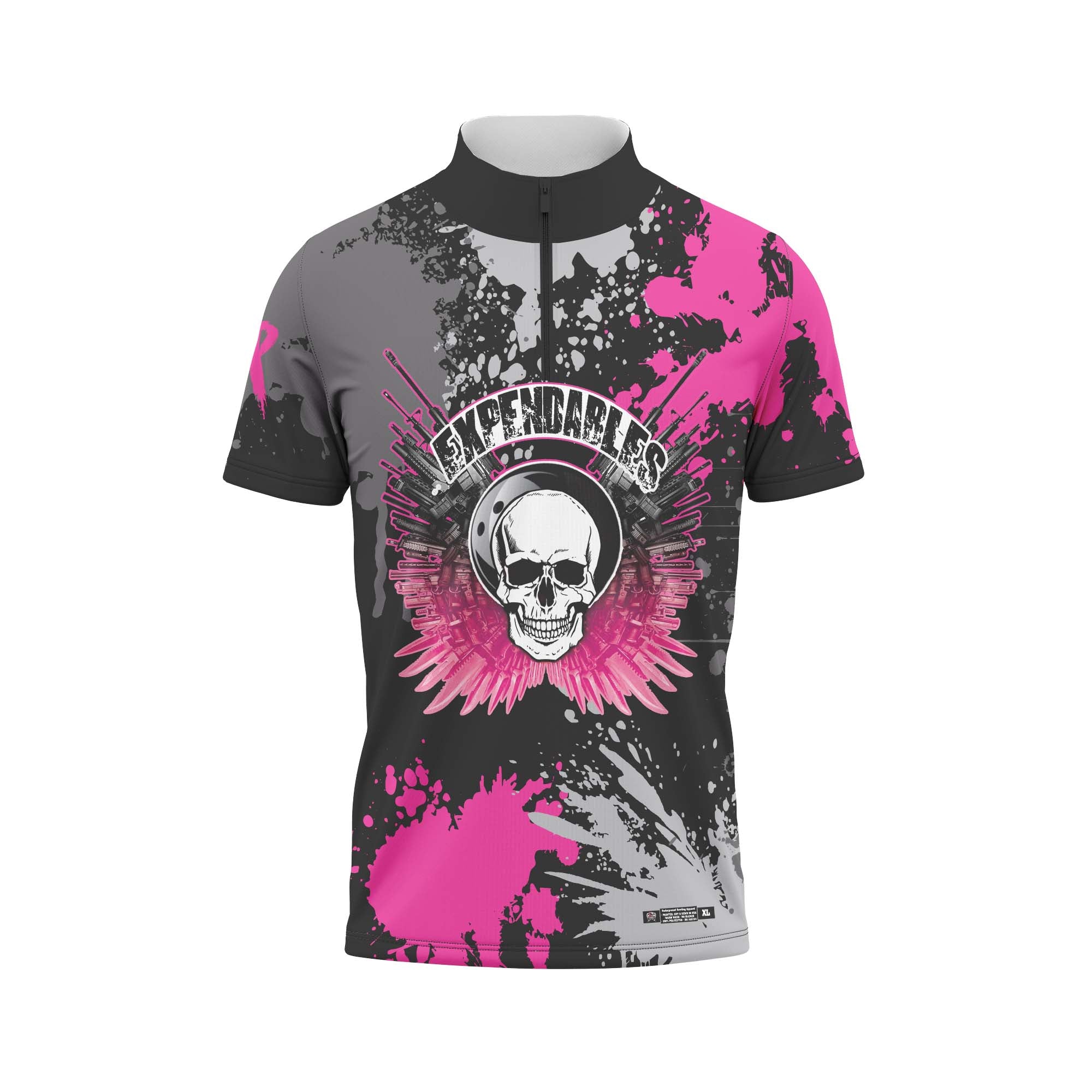 The Expendables Splatter Breast Cancer Jersey