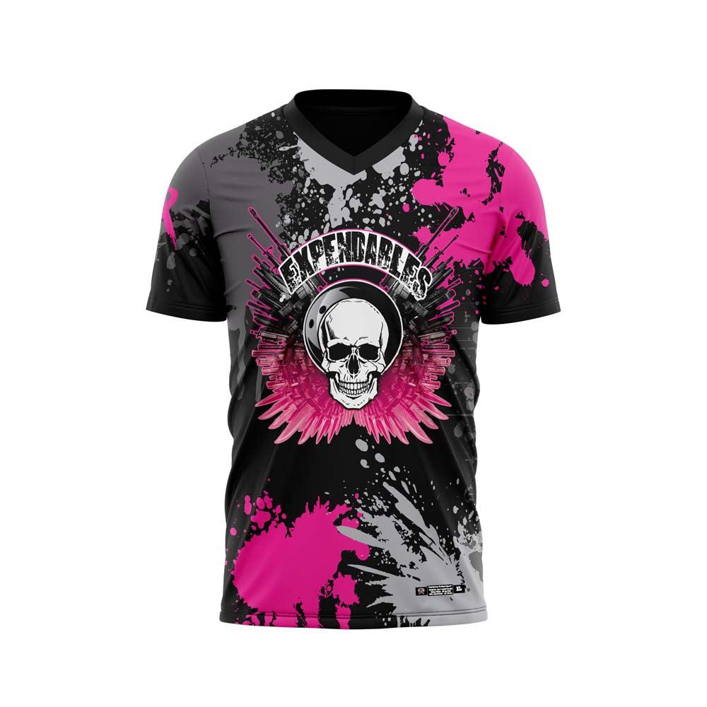 The Expendables Splatter Breast Cancer Jersey