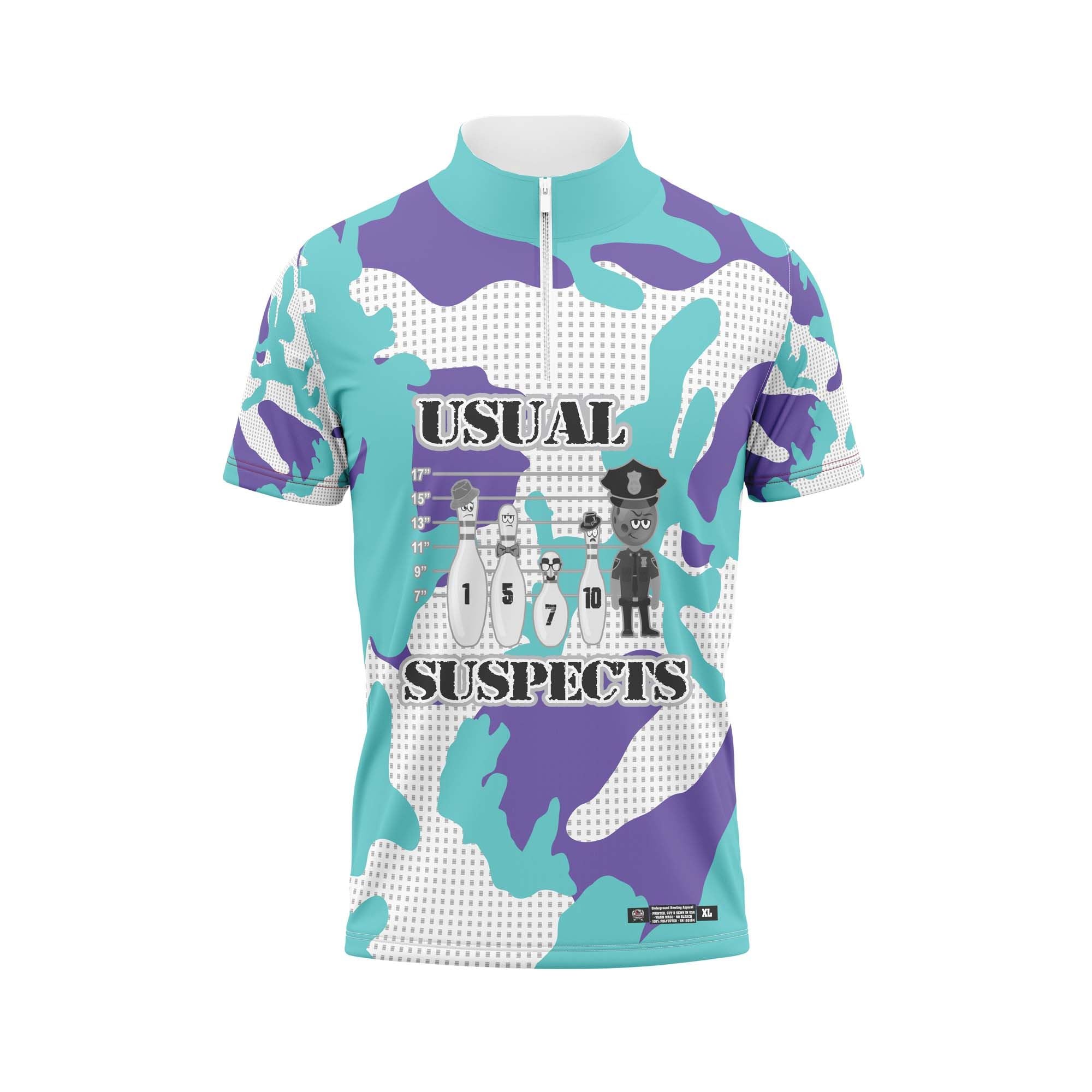 Usual Suspects Purple Camo Jersey