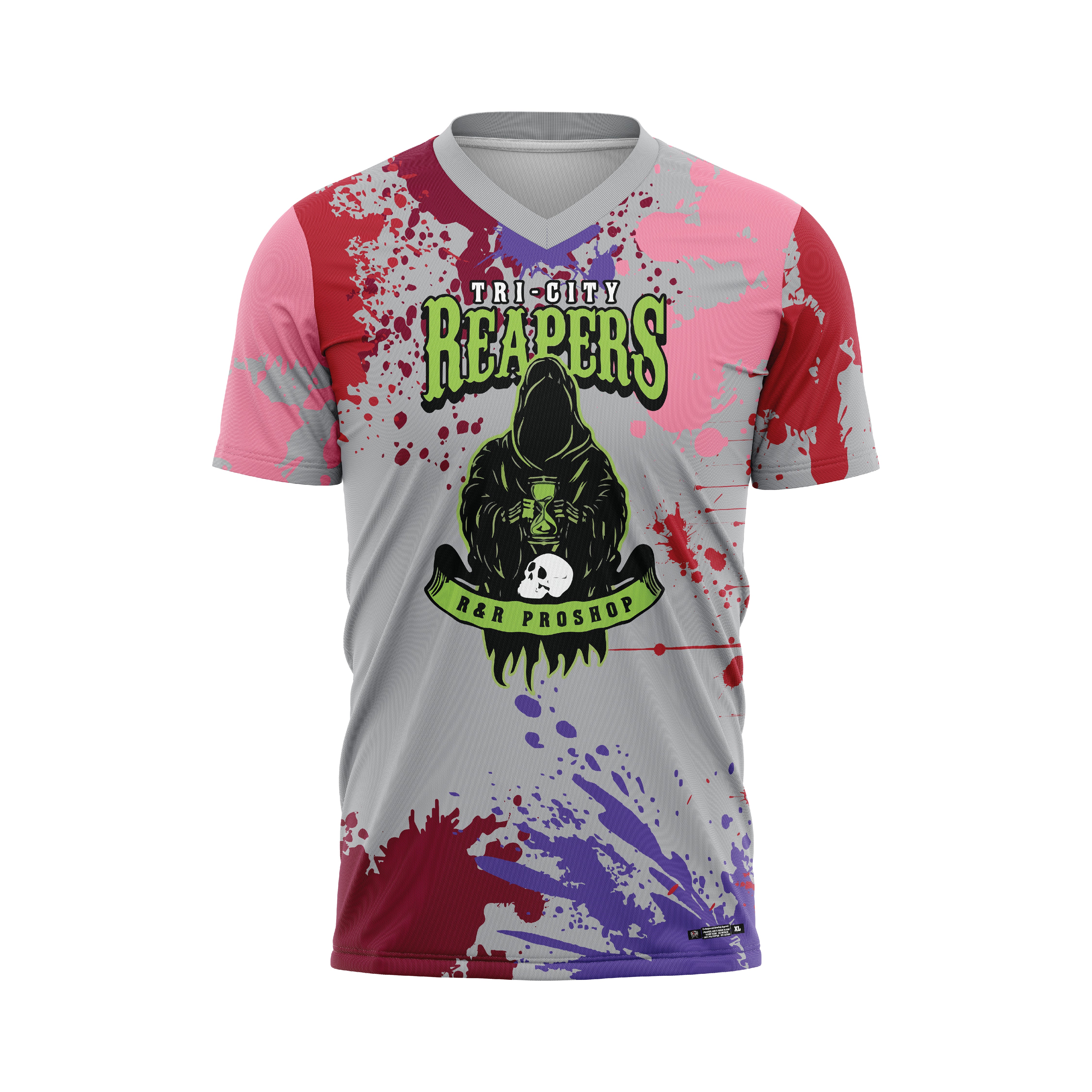 TRI CITY REAPERS Splatter Alt Jersey