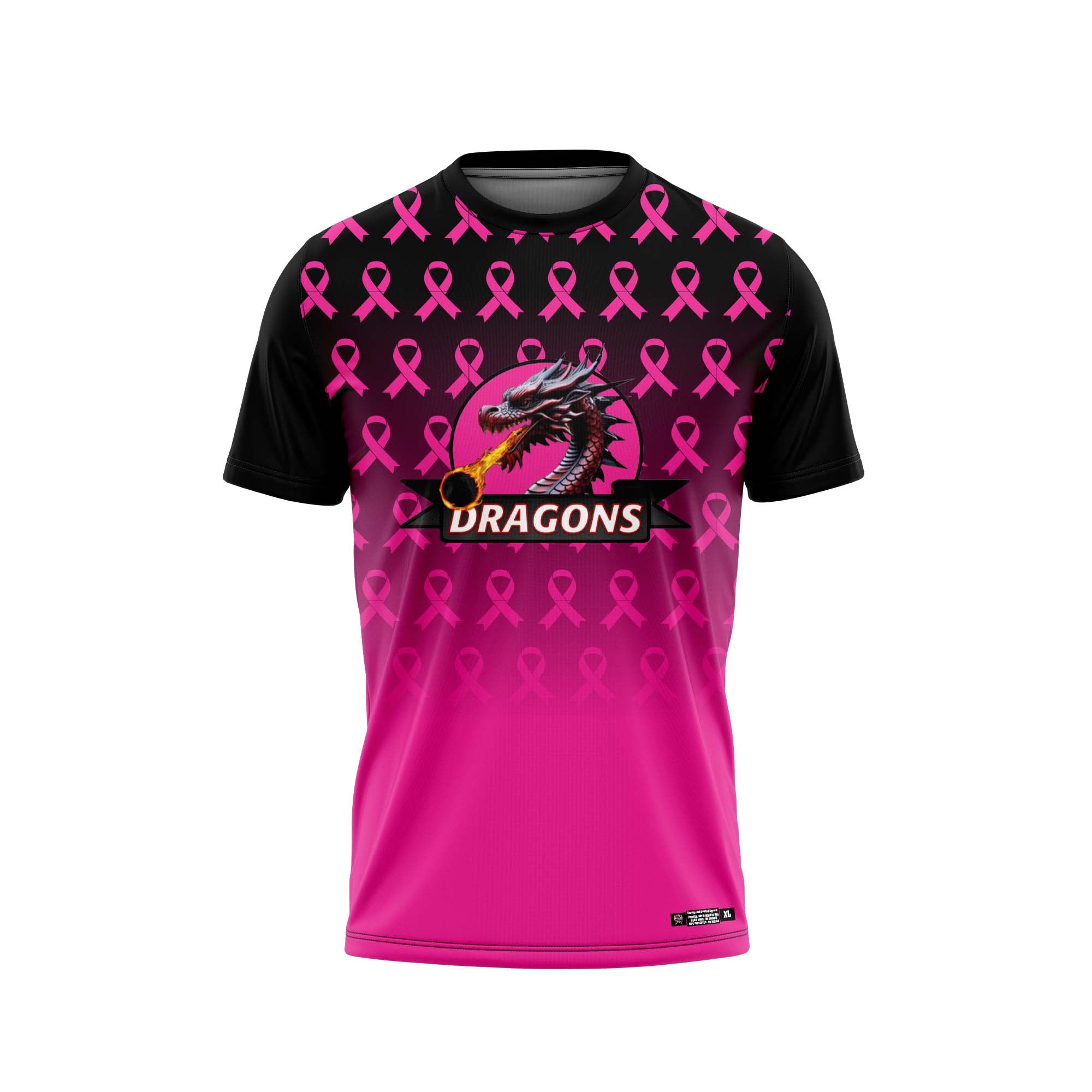 Wade Hampton Dragons Breast Cancer Jersey