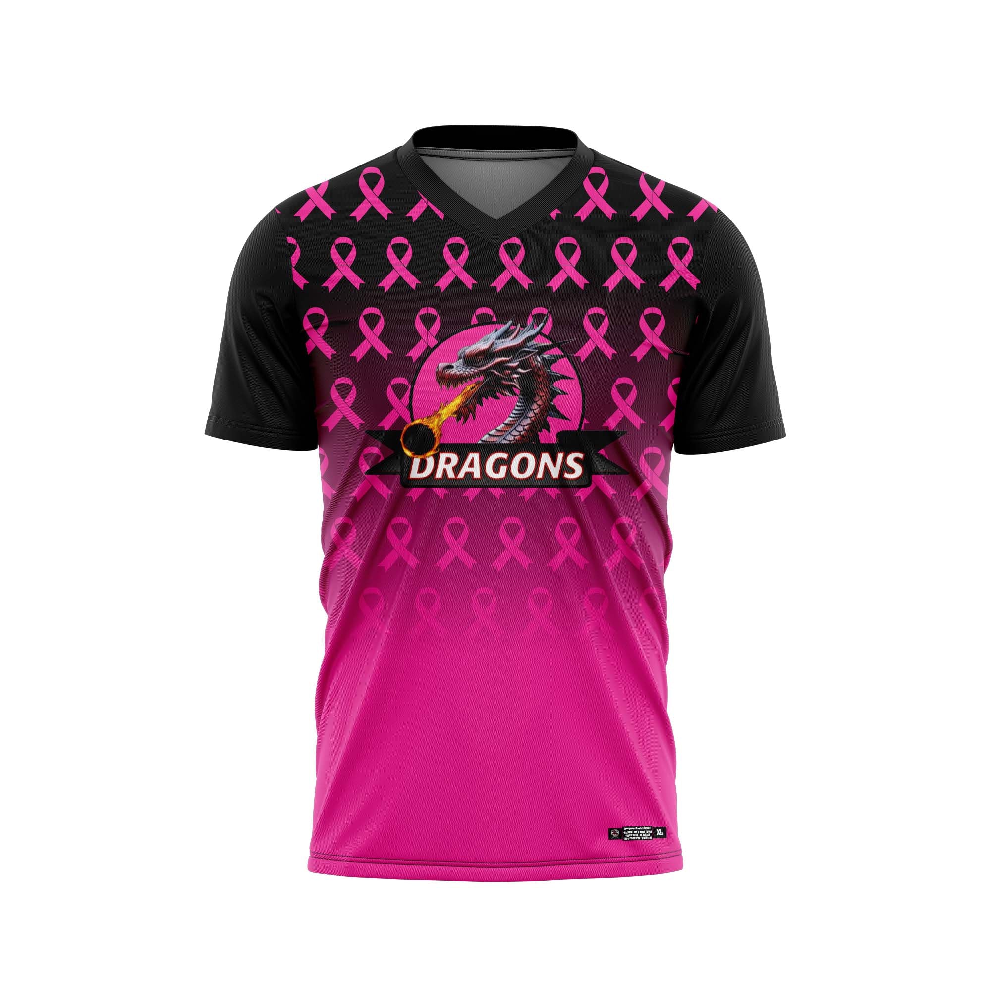 Wade Hampton Dragons Breast Cancer Jersey