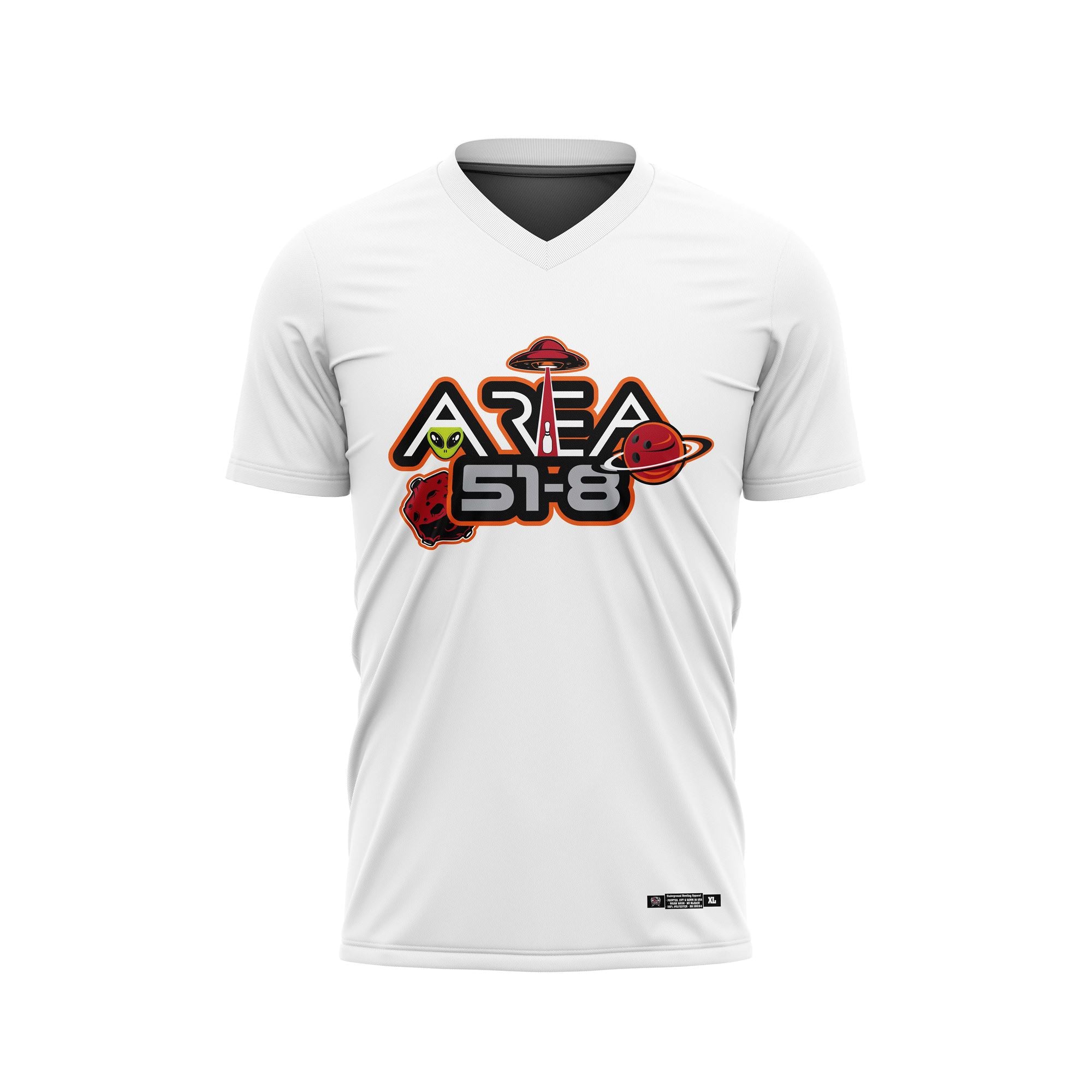 Area 51-8 White Jerseys