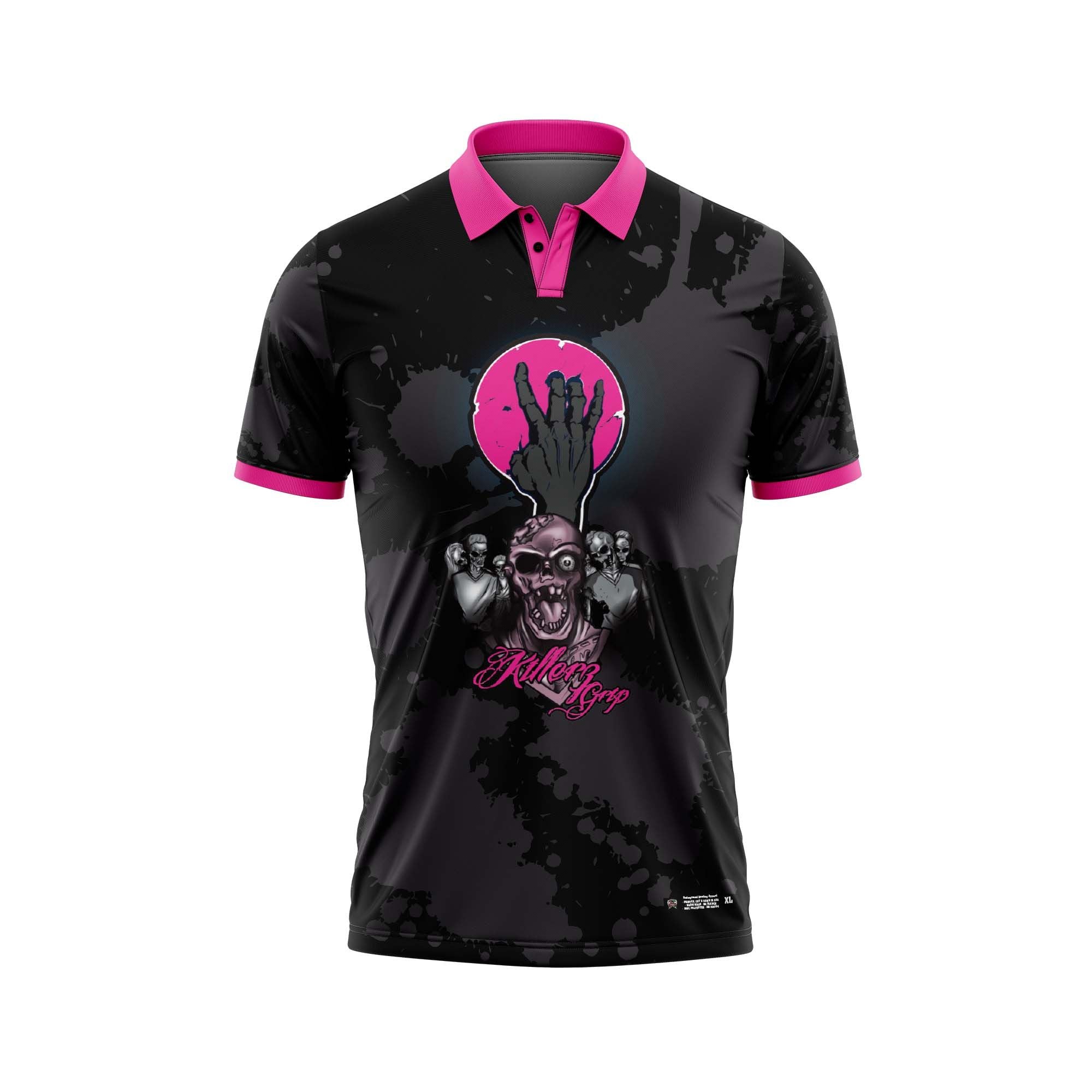 Killerz Grip Black And Pink Jersey