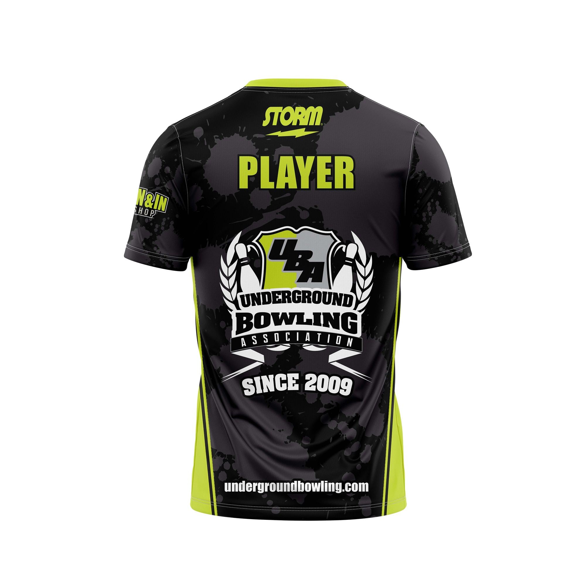 Infamous Black Splatter Jerseys