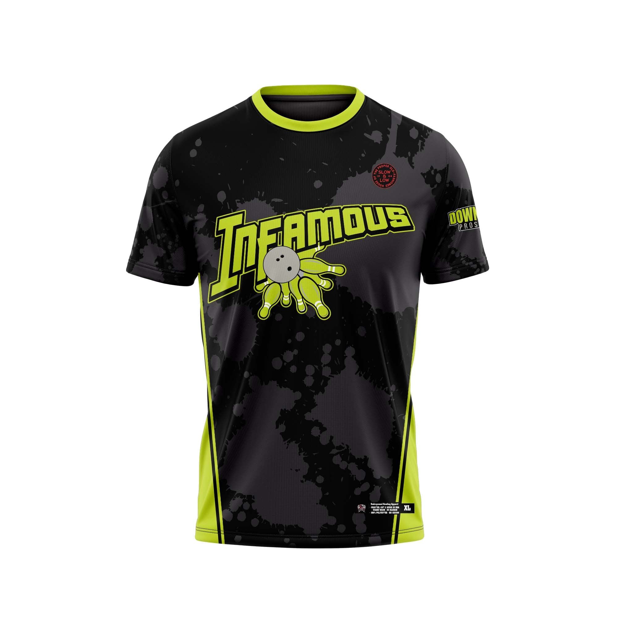 Infamous Black Splatter Jerseys