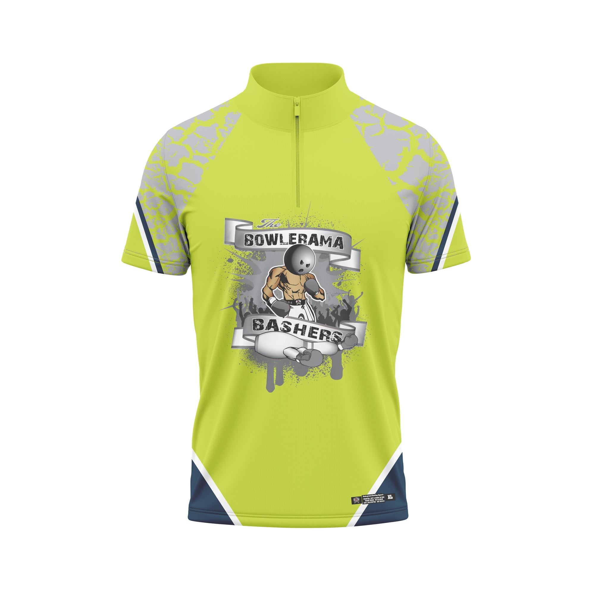 Bowlerama Bashers Neon Lime Jersey