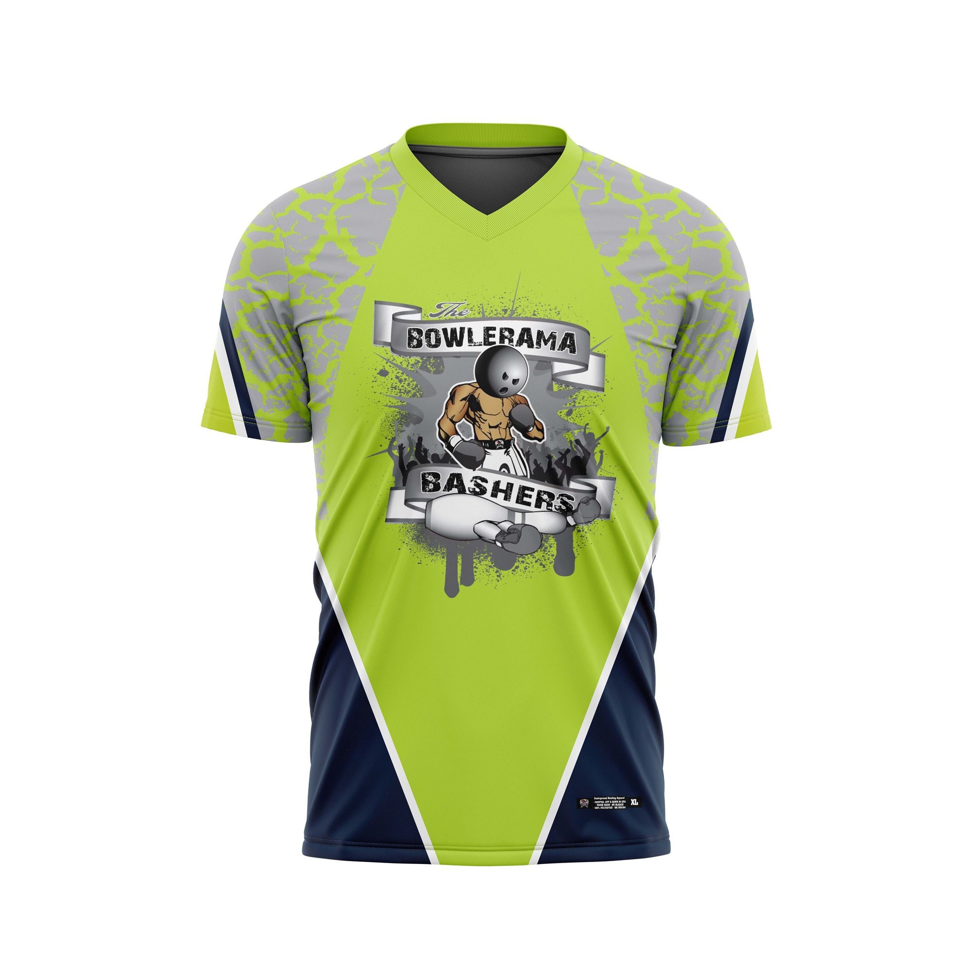 Bowlerama Bashers Neon Lime Jersey