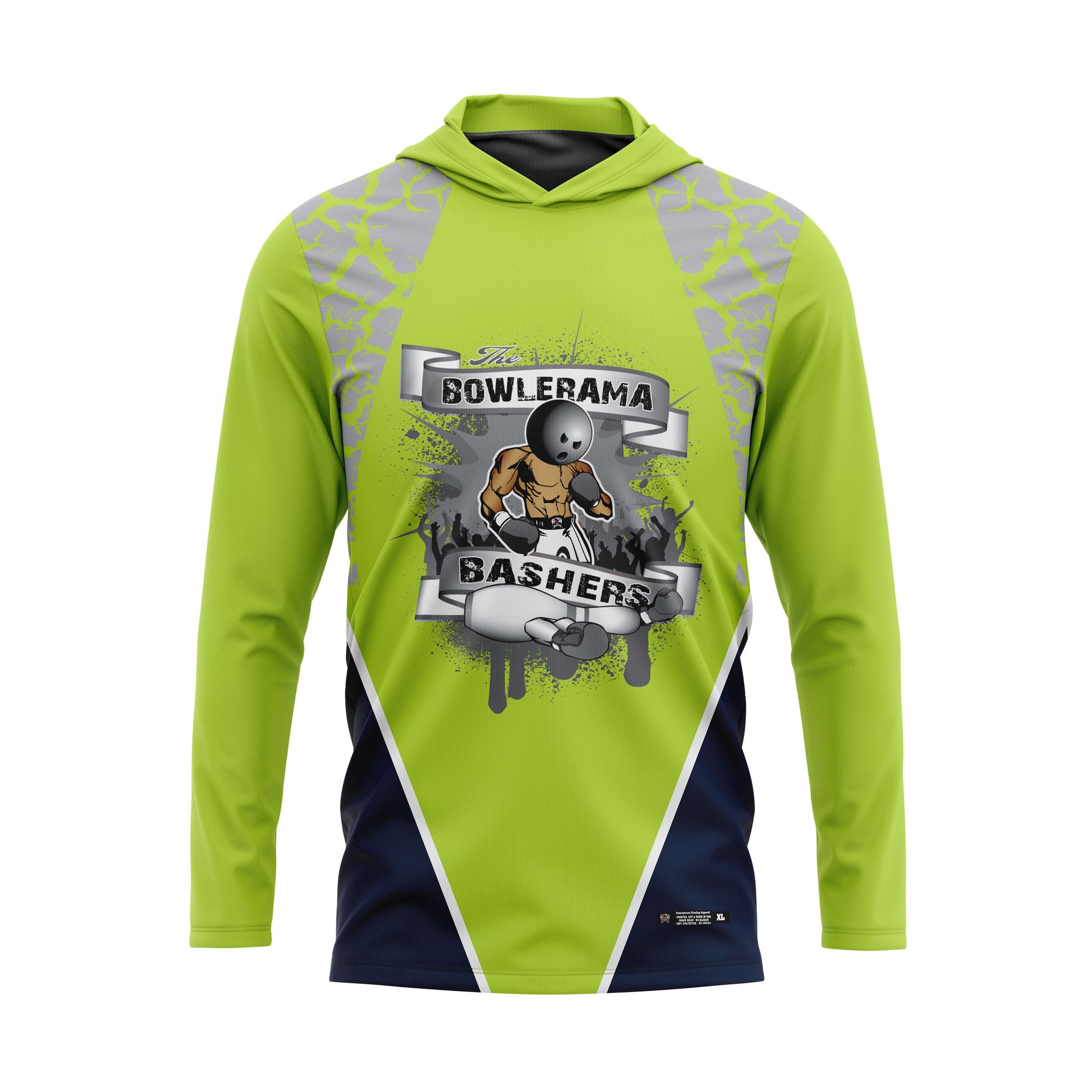 Bowlerama Bashers Neon Lime Jersey