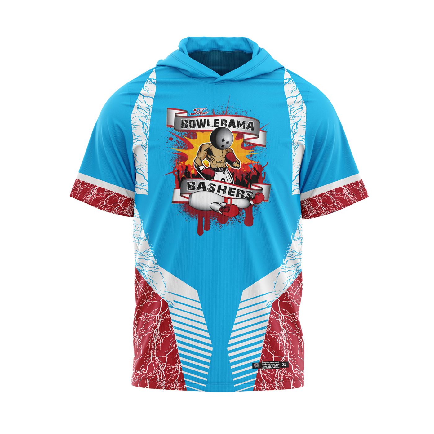 Bowlerama Bashers Red Blue Jersey