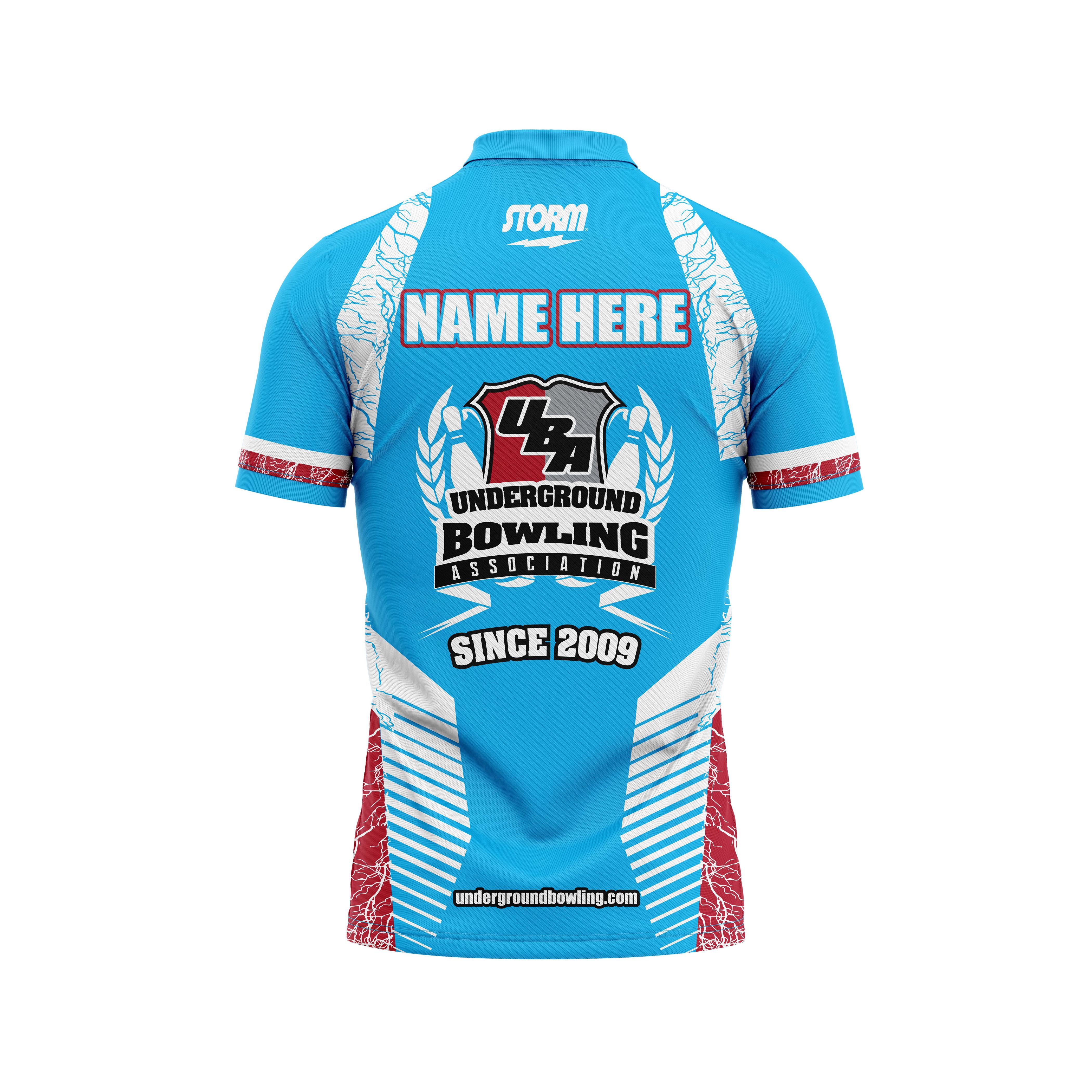 Bowlerama Bashers Red Blue Jersey