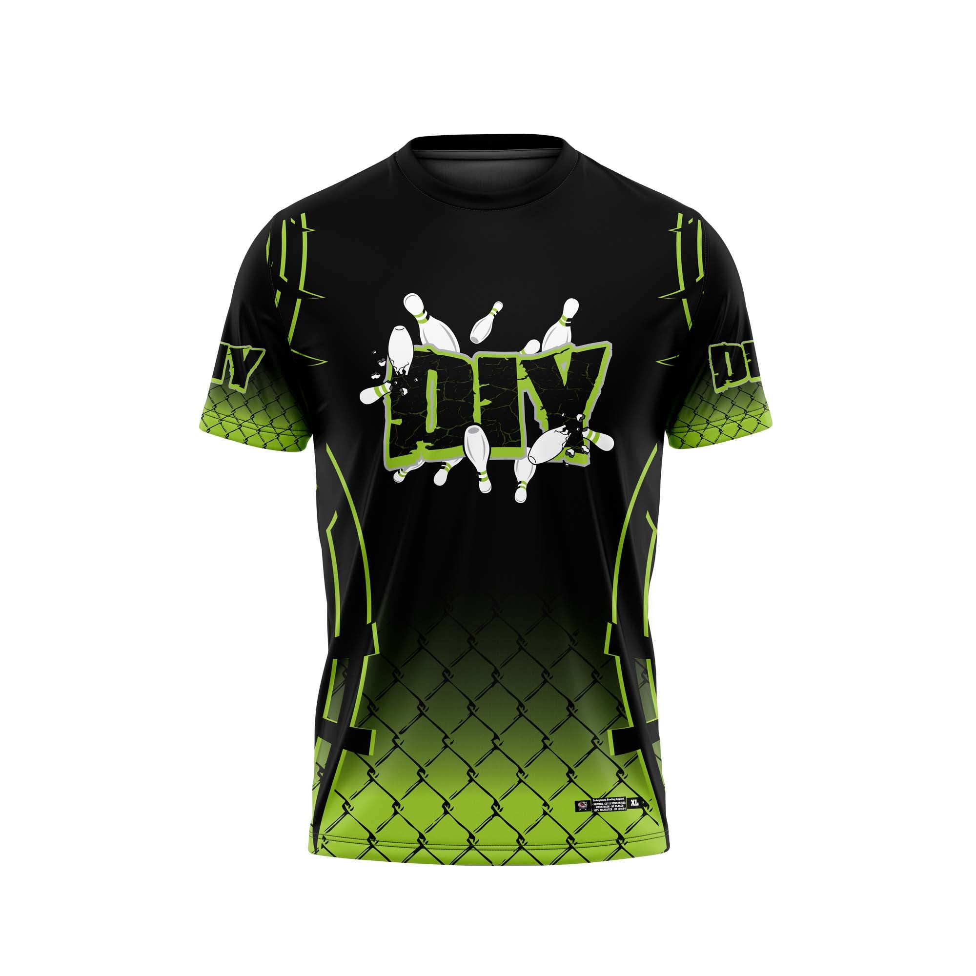 D I Y Black Lime Jerseys