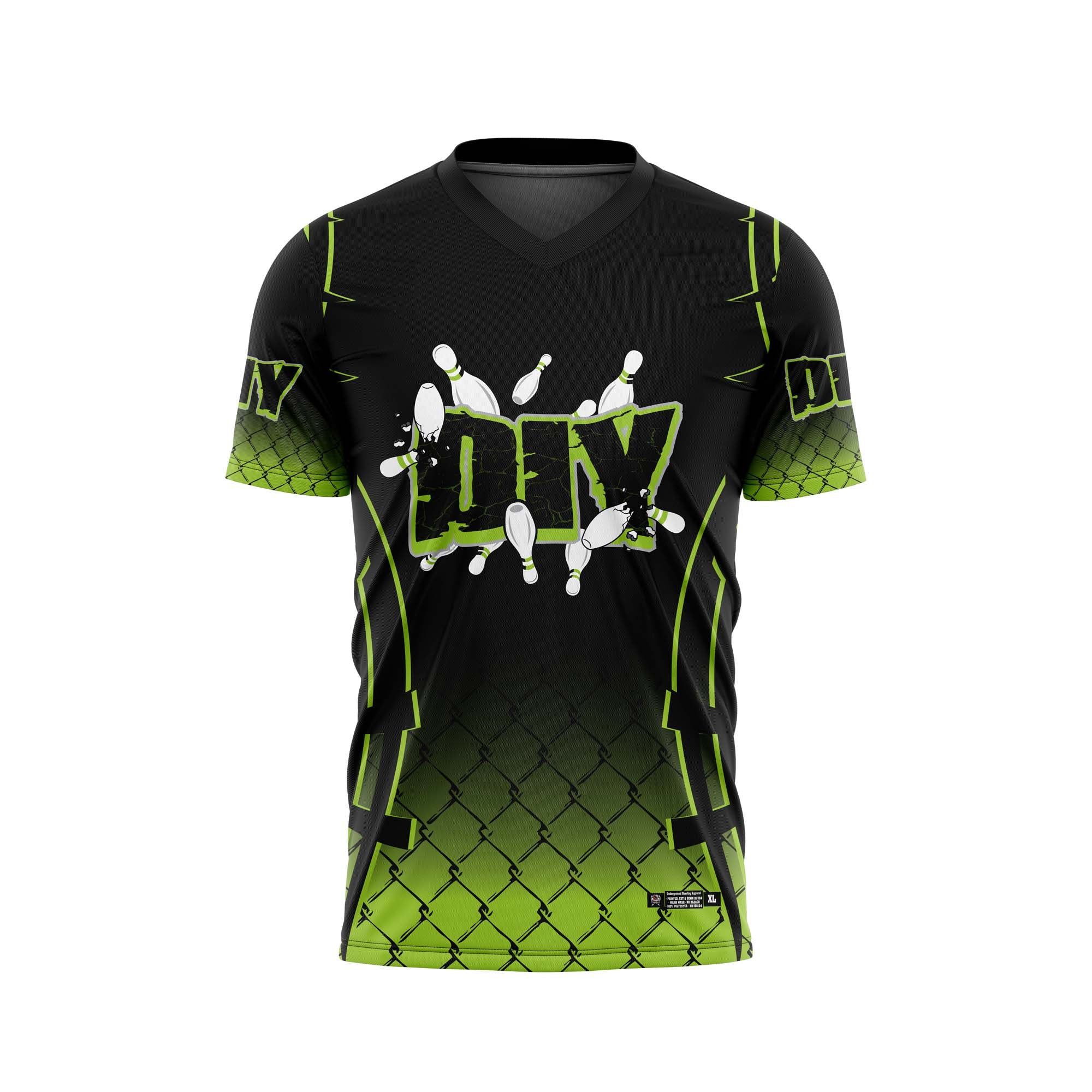 D I Y Black Lime Jerseys