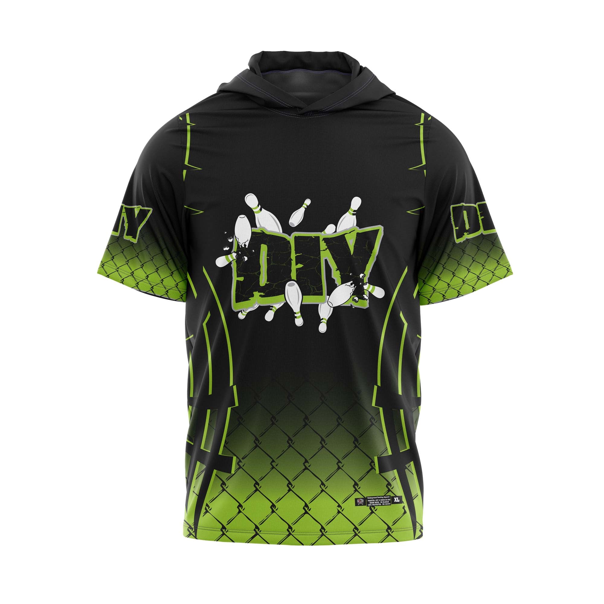 D I Y Black Lime Jerseys