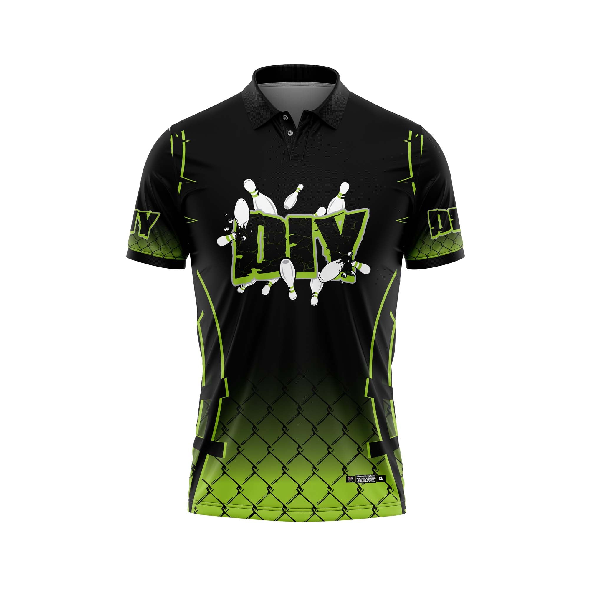 D I Y Black Lime Jerseys