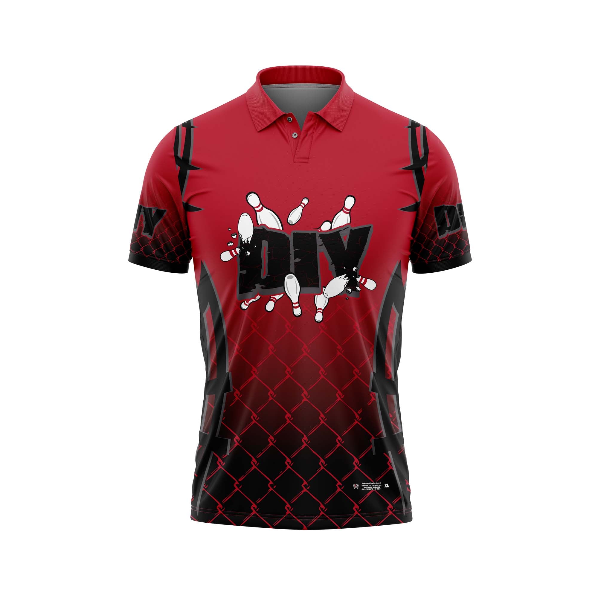 D I Y Red Black Charcoal Jerseys