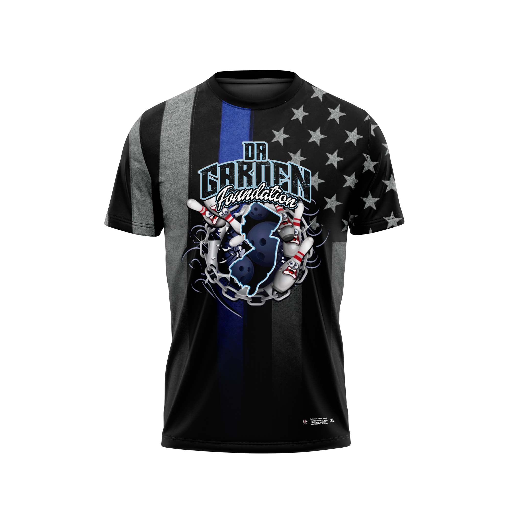 Da Garden Foundation Blue Line Flag Jersey