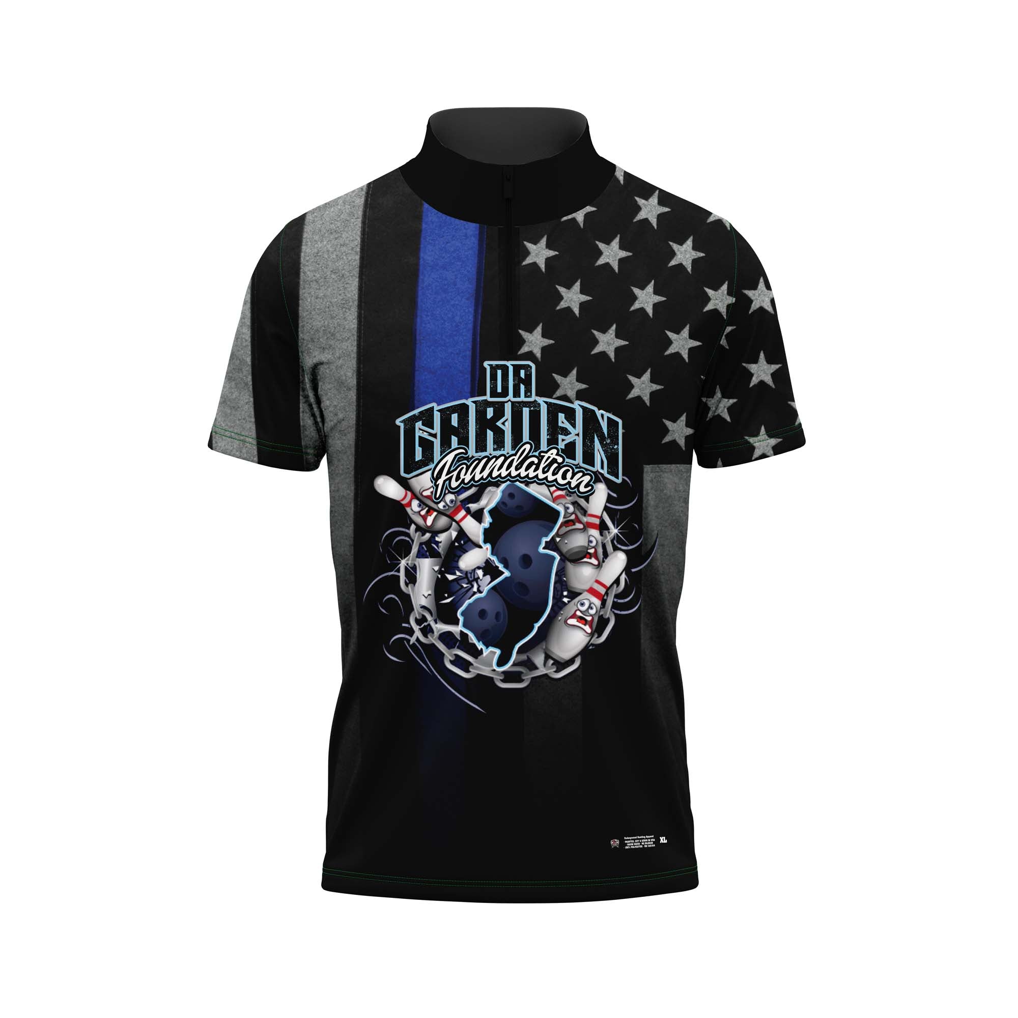 Da Garden Foundation Blue Line Flag Jersey