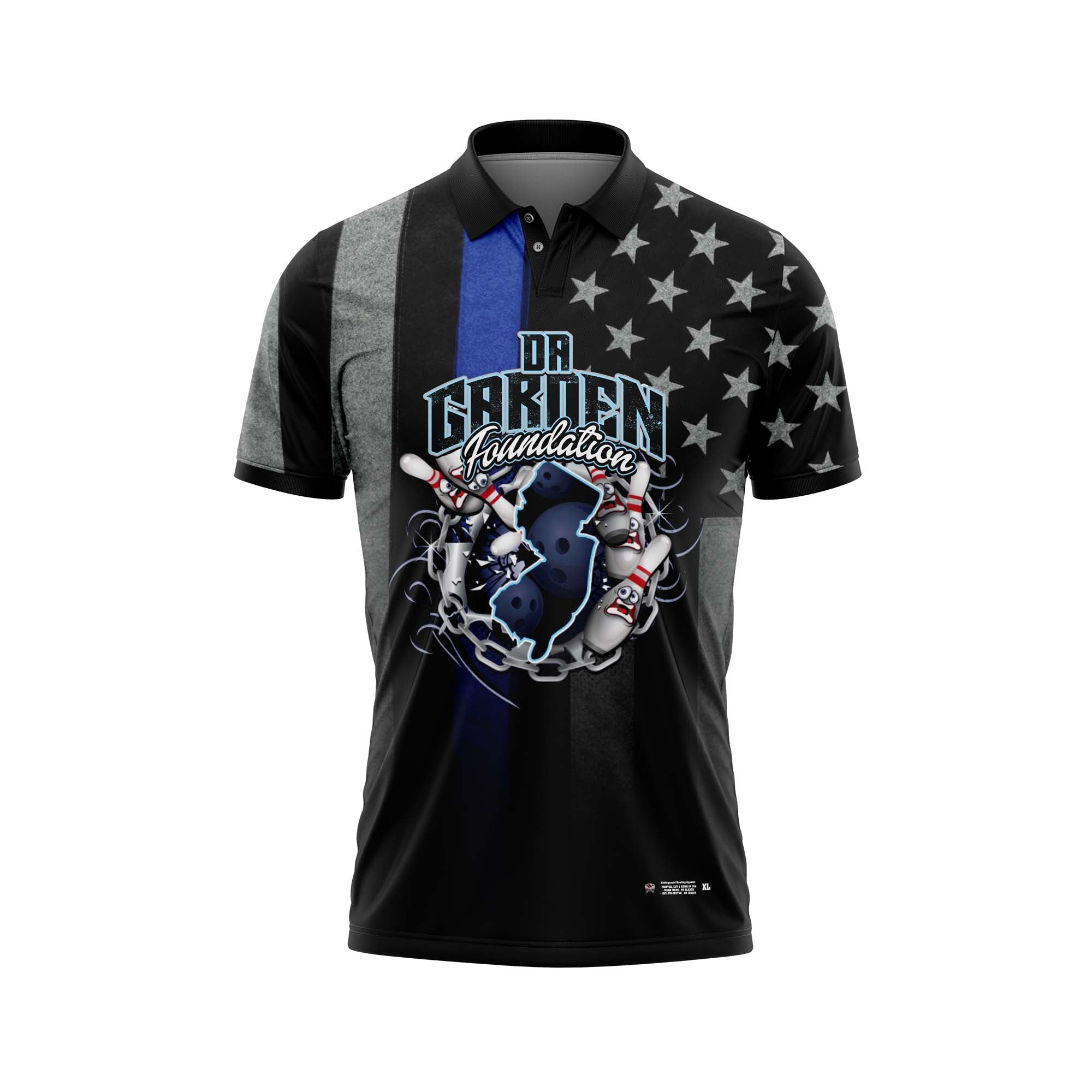 Da Garden Foundation Blue Line Flag Jersey