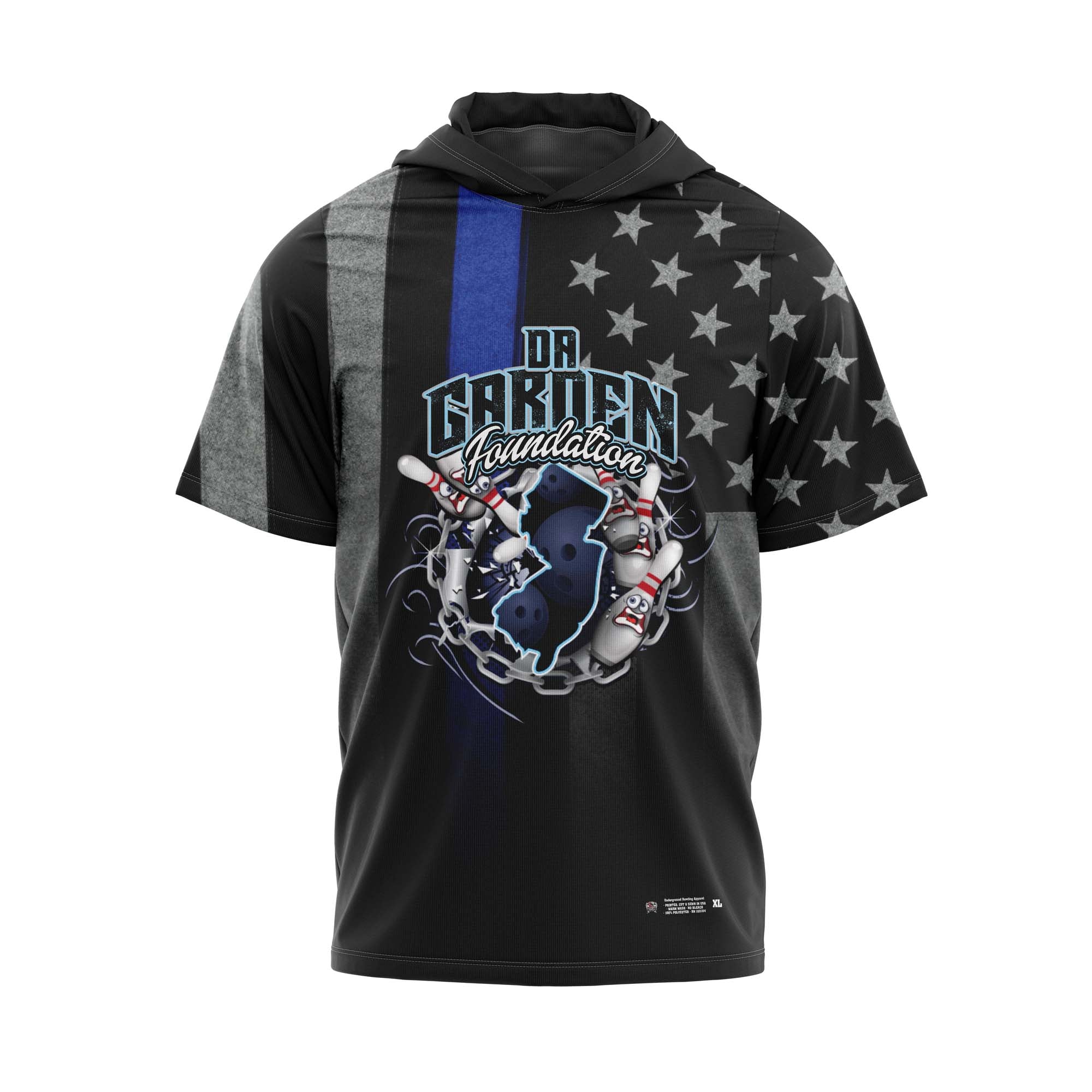 Da Garden Foundation Blue Line Flag Jersey