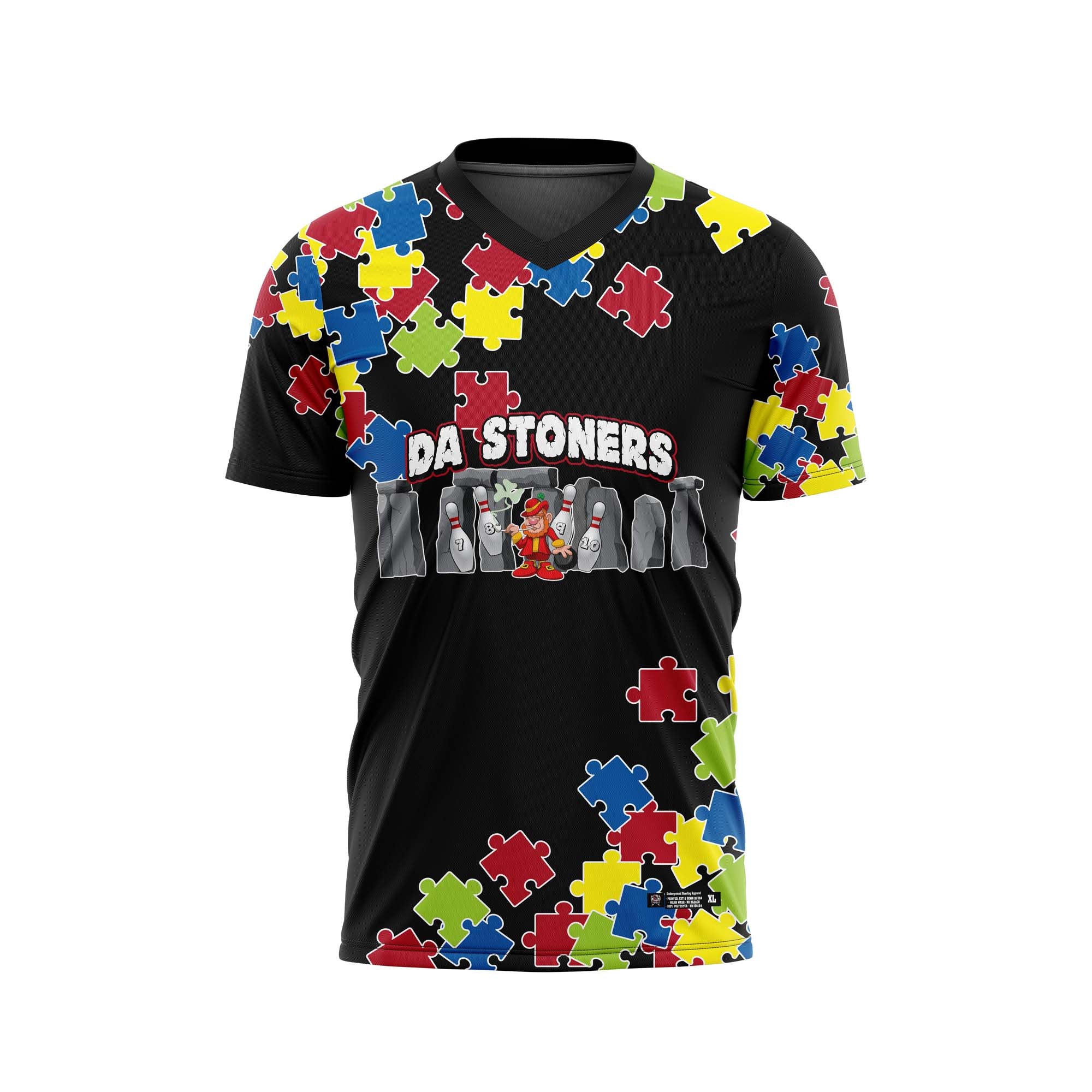 Da Stoners Black Autism Jersey