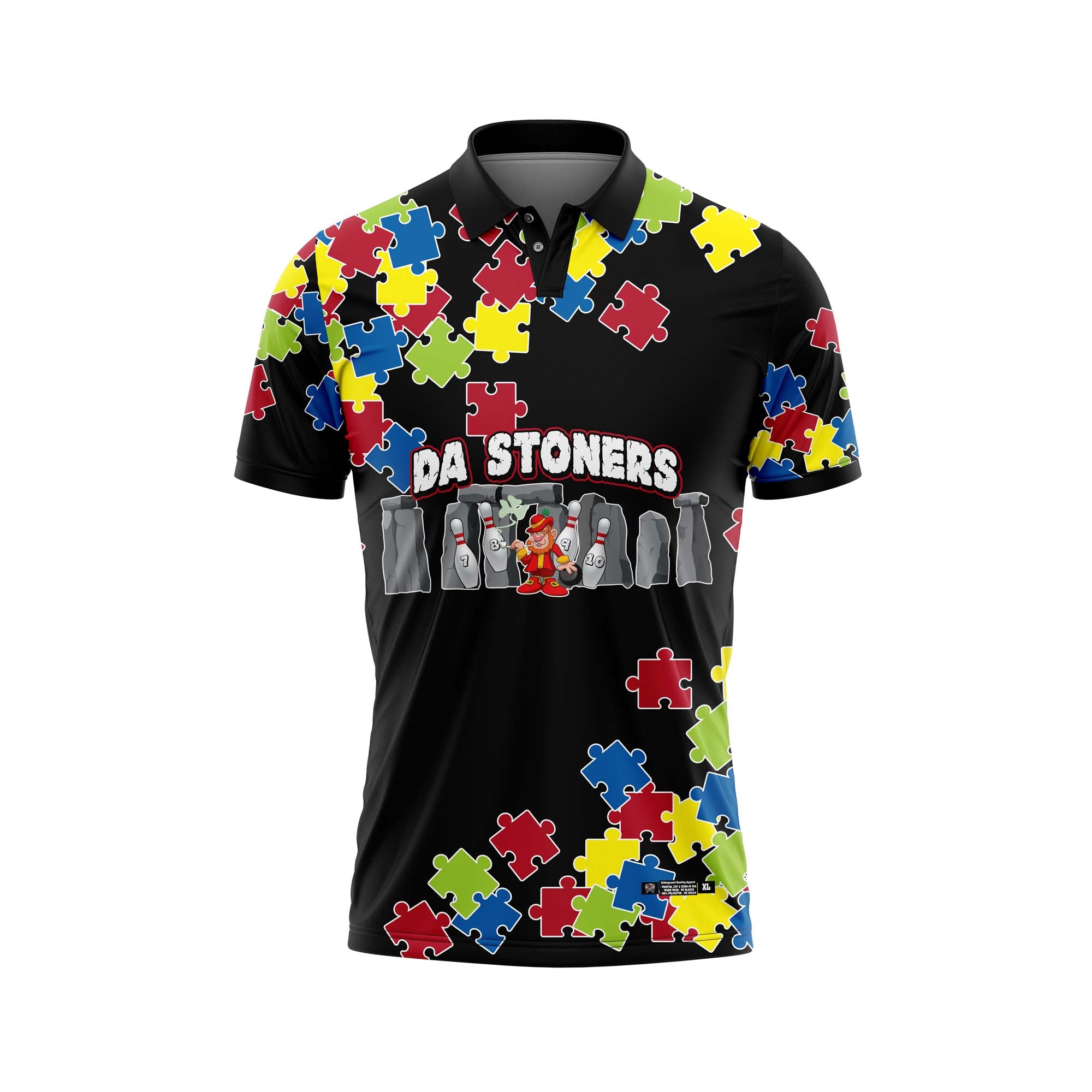 Da Stoners Black Autism Jersey