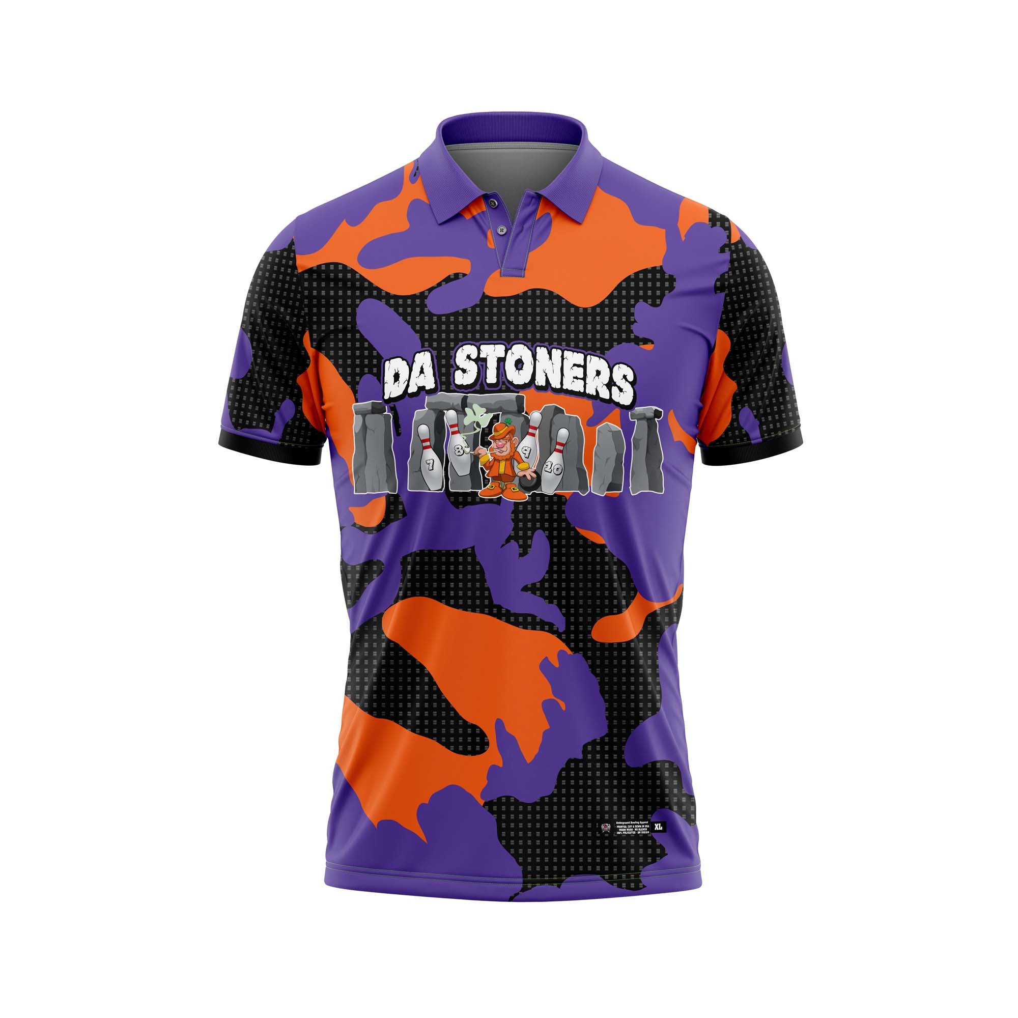 Da Stoners Orange Camo Jersey