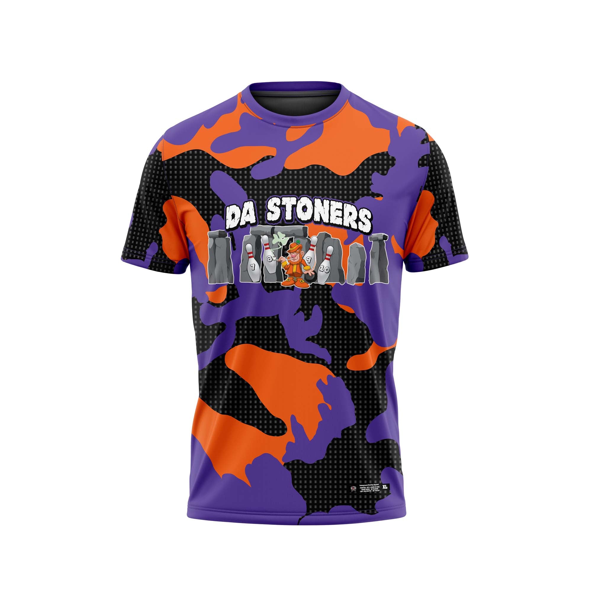 Da Stoners Orange Camo Jersey