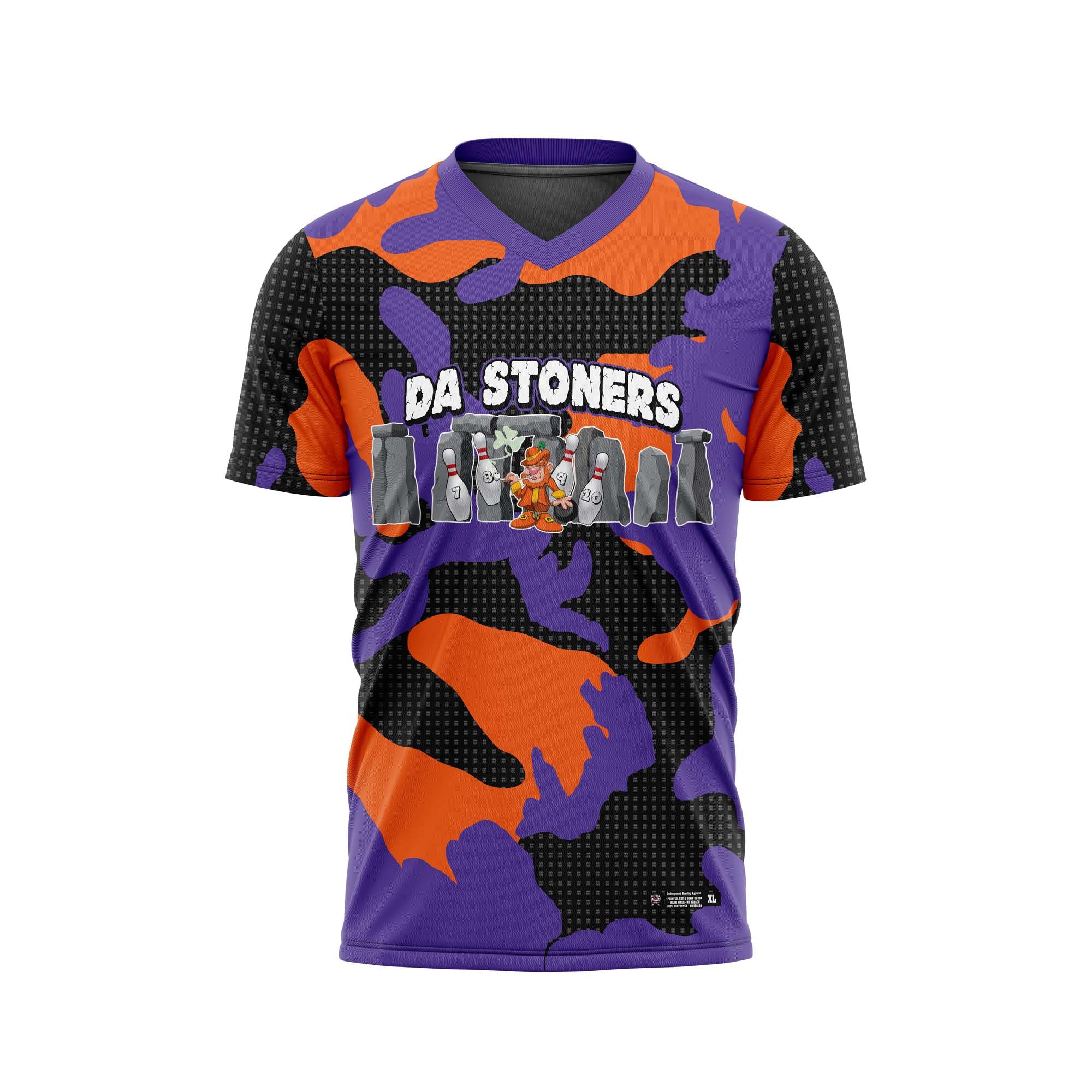 Da Stoners Orange Camo Jersey