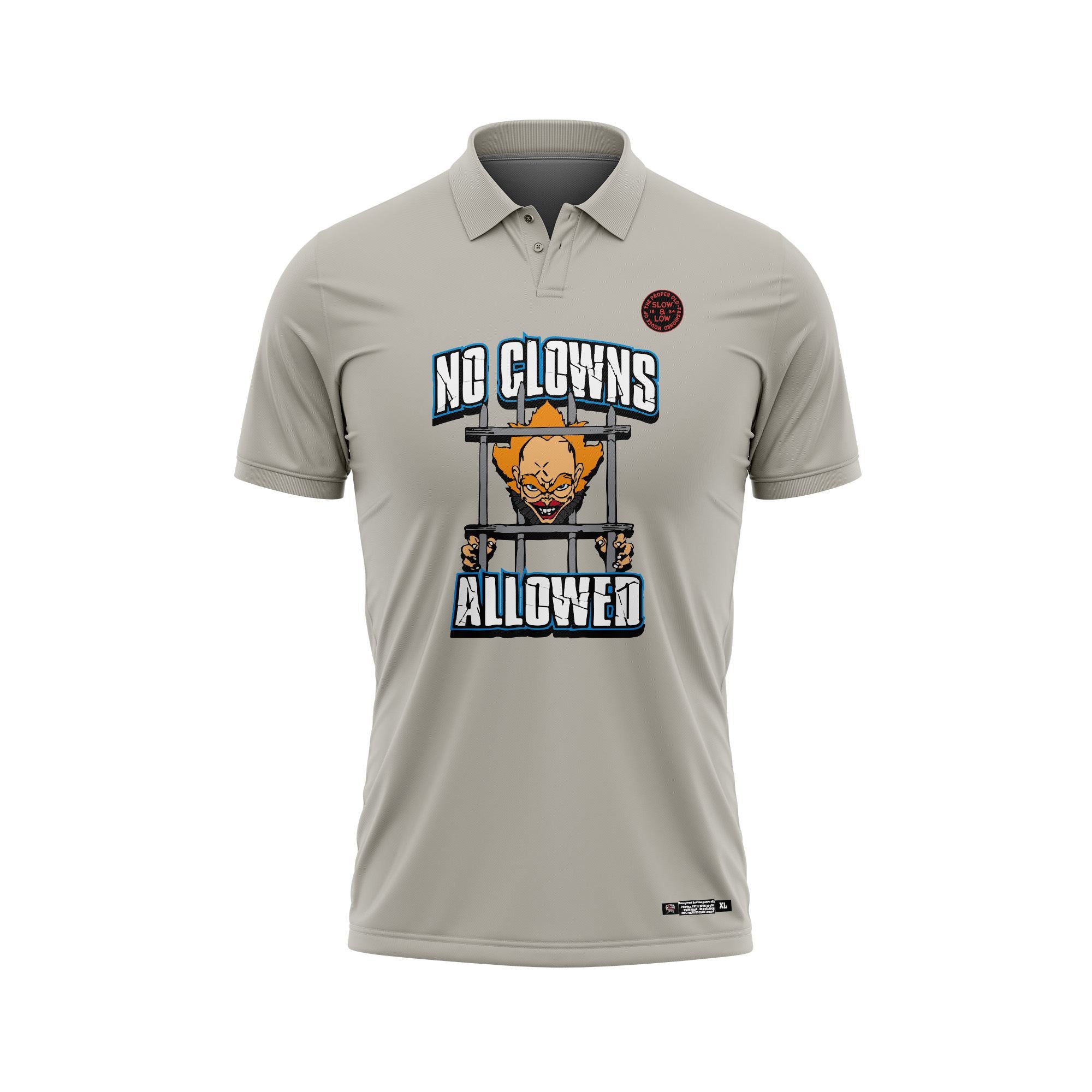 No Clowns Allowed Grey Jerseys