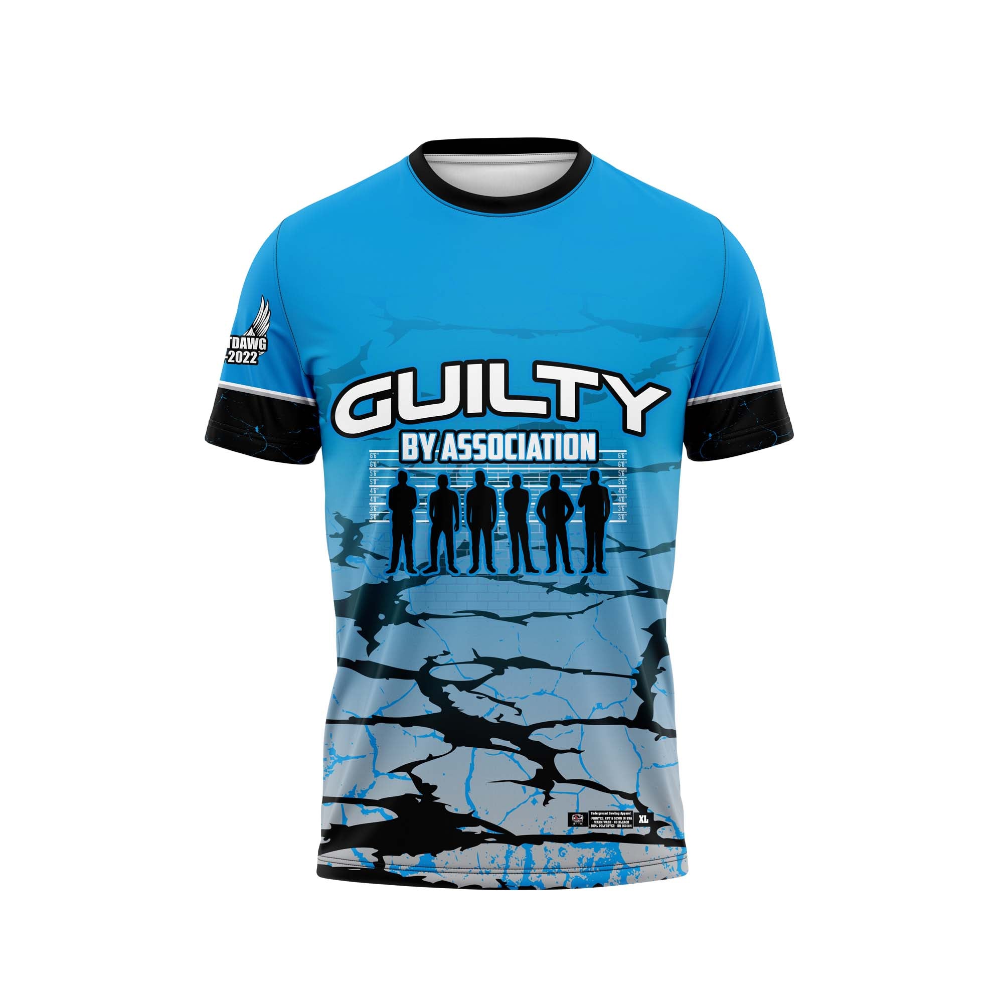 Guilty By Association Blue Eroded Jersey