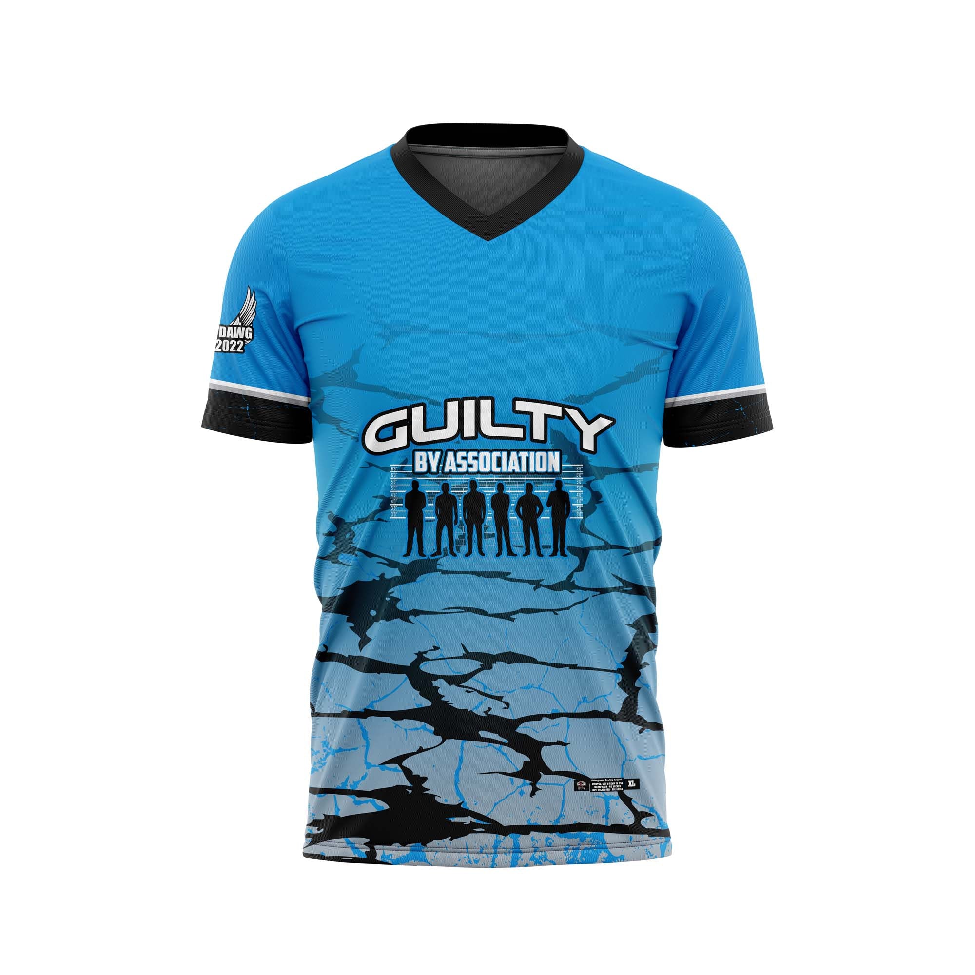 Guilty By Association Blue Eroded Jersey