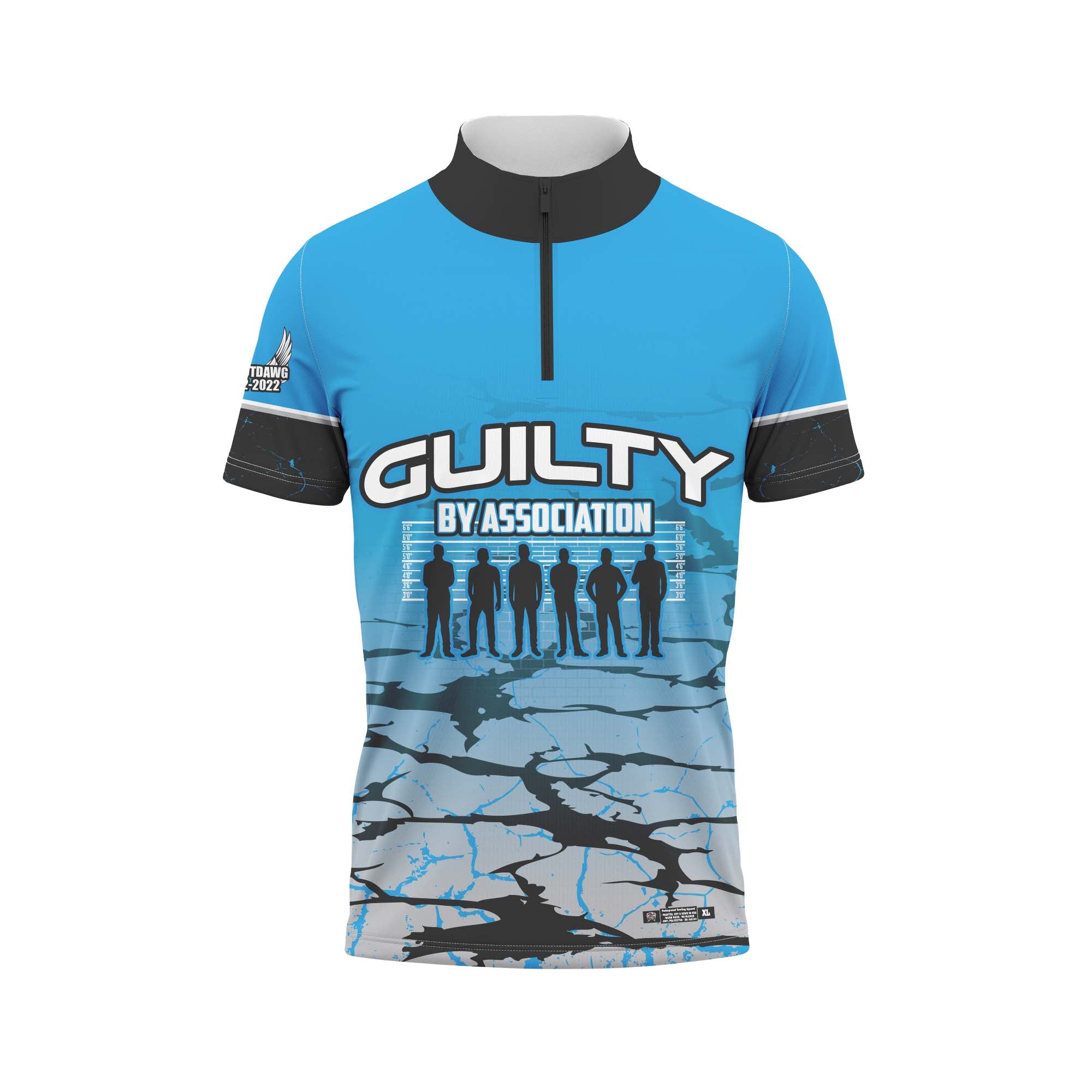 Guilty By Association Blue Eroded Jersey