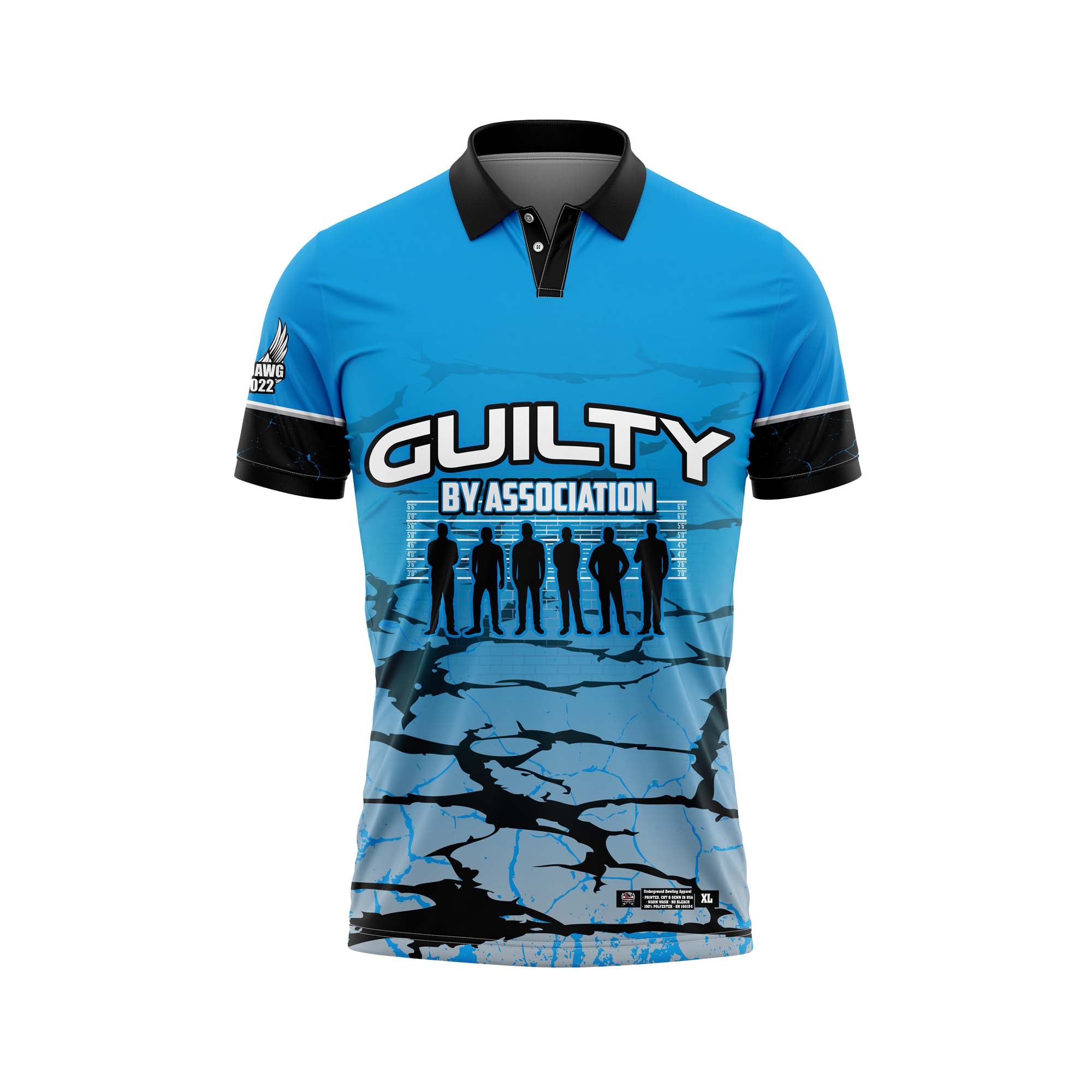 Guilty By Association Blue Eroded Jersey